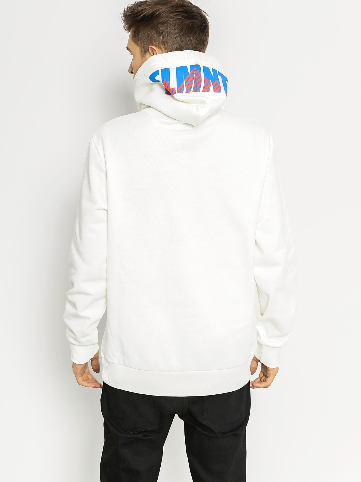 Mikina s kapucí Element Hilton HD (optic white)