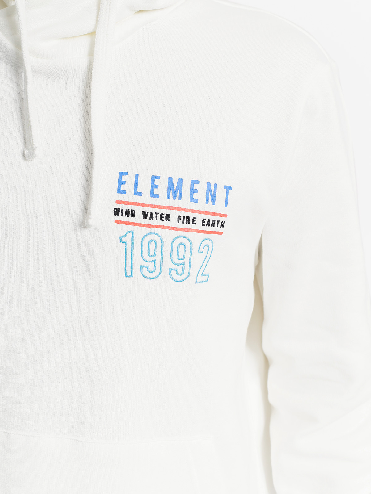 Mikina s kapucí Element Hilton HD (optic white)