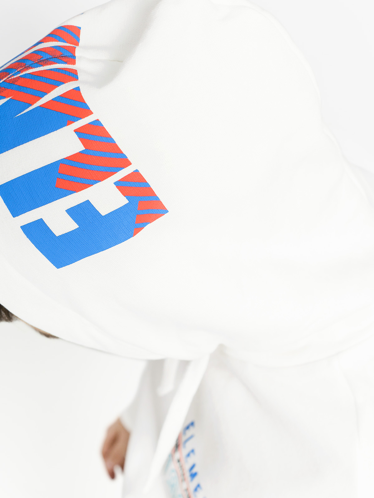 Mikina s kapucí Element Hilton HD (optic white)