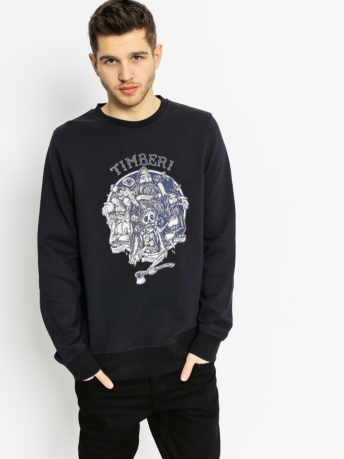 Mikina Element Timber Cr (flint black)