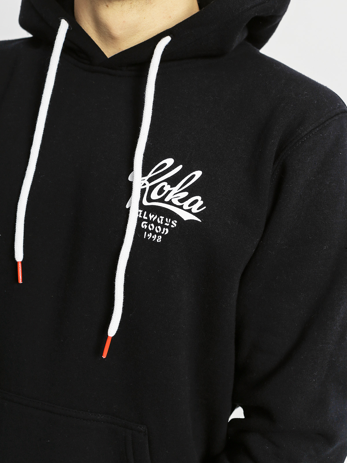 Mikina s kapucí Koka Quasi HD (black)