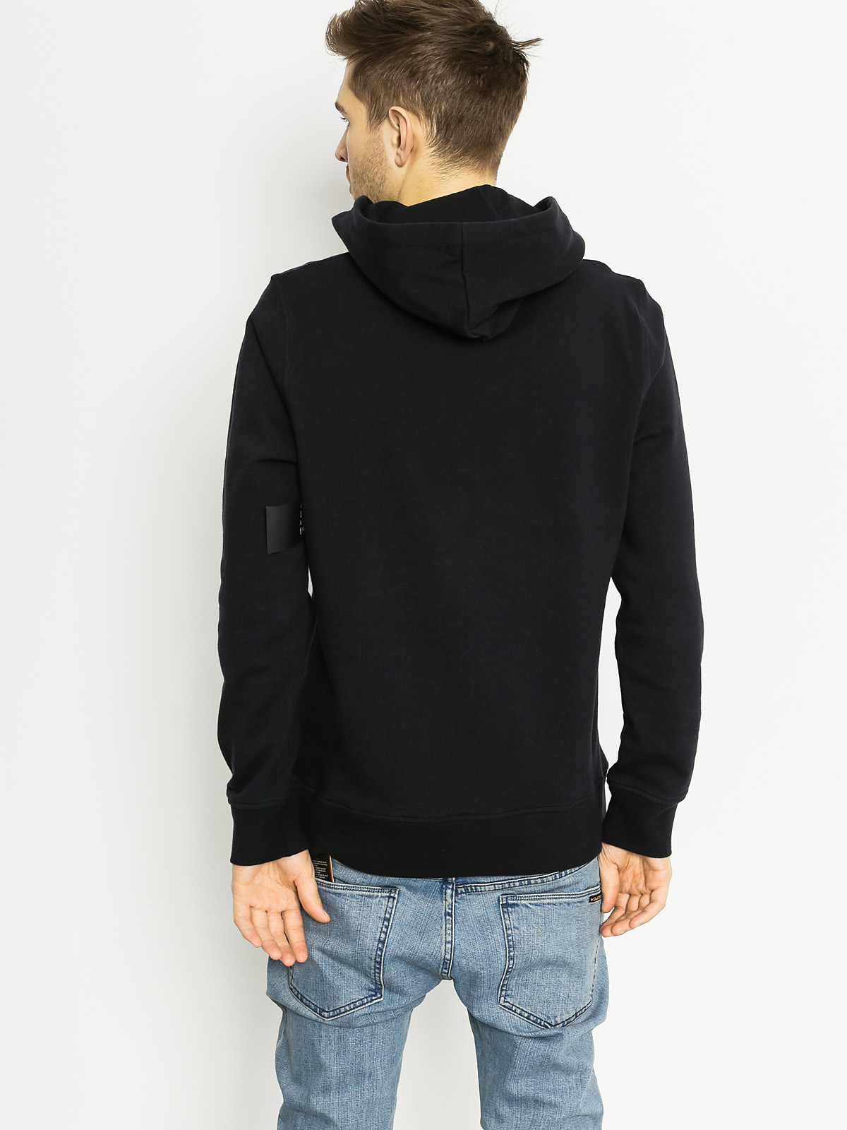 Mikina s kapucí Element Cut Out Icon HD (flint black)