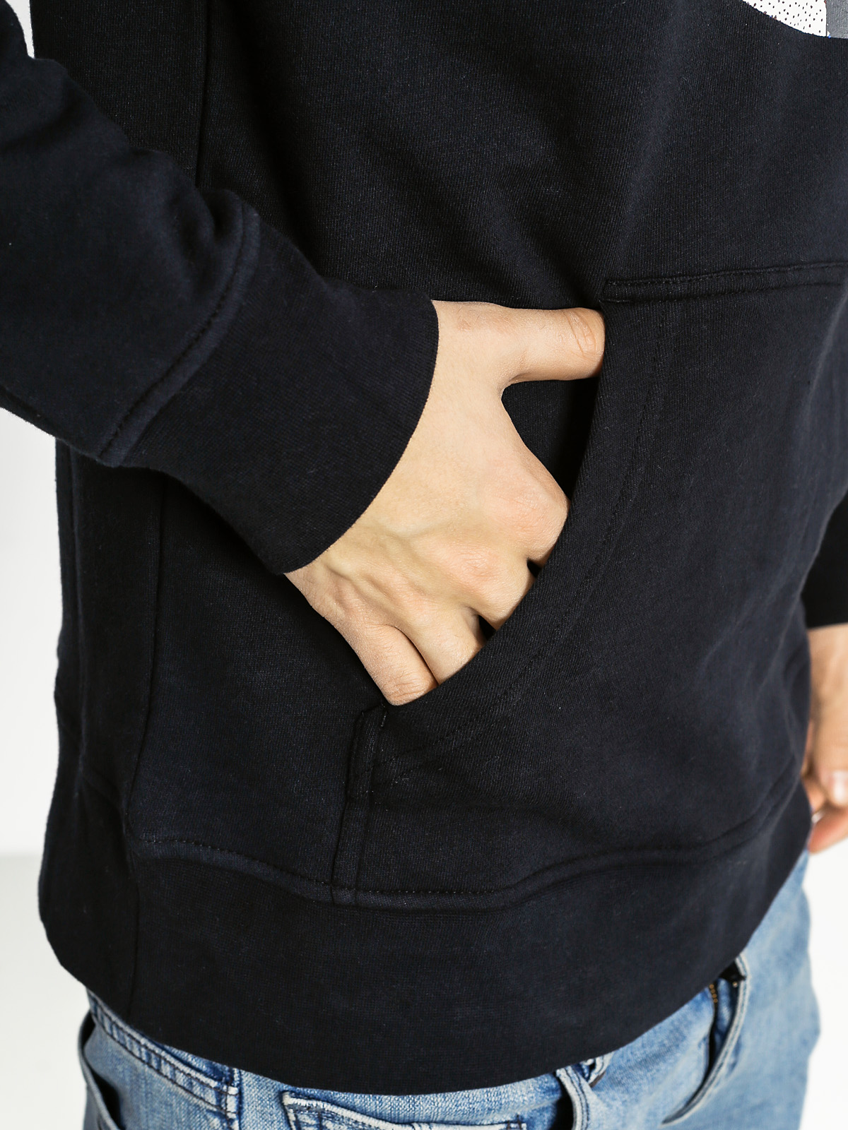 Mikina s kapucí Element Cut Out Icon HD (flint black)