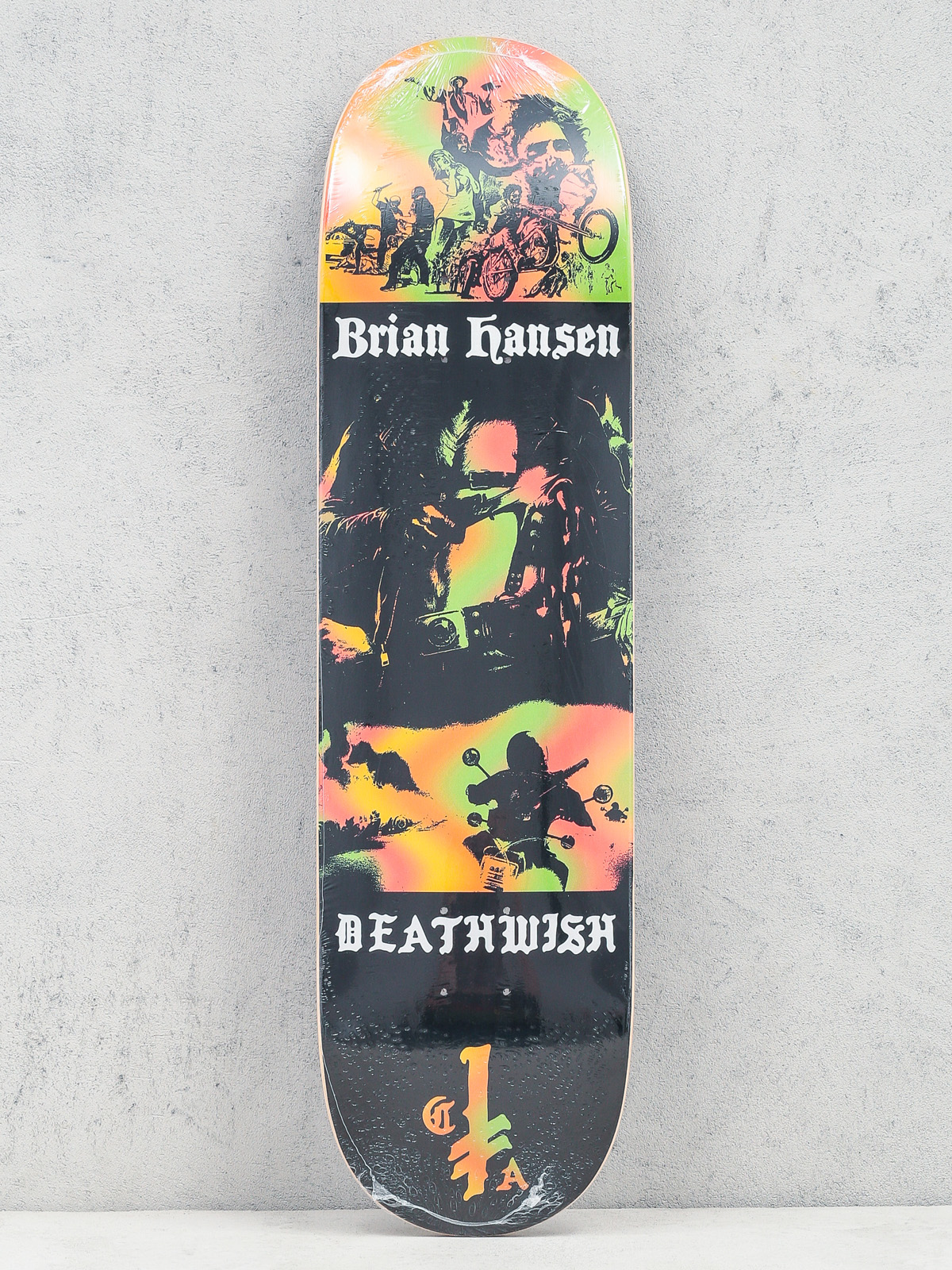 Deska Deathwish Sl Colors Of Death (black/green/orange)