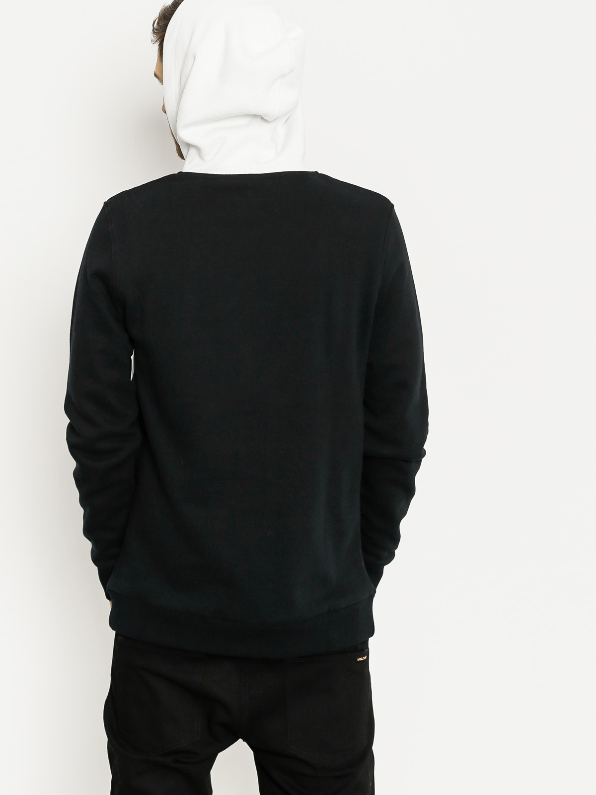 Mikina Kr3w Lockerdown (black/white)