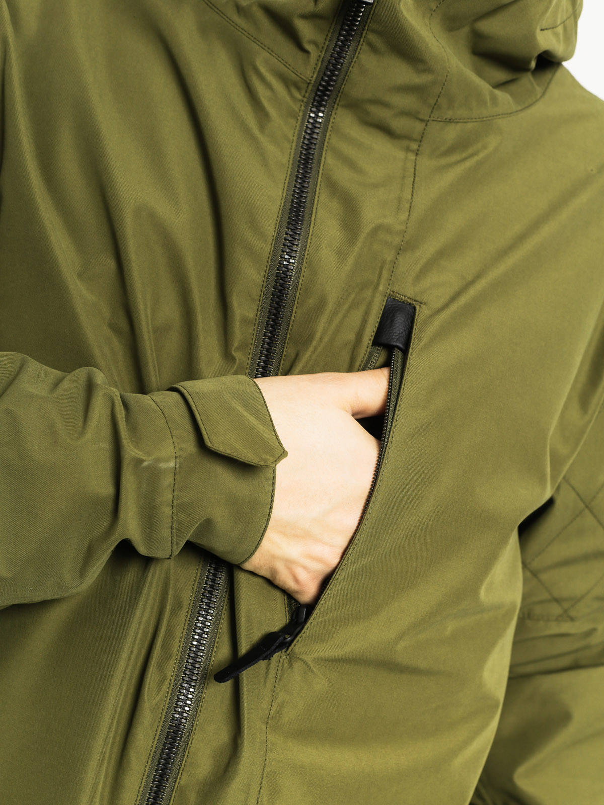 Pánská Snowboardová bunda Volcom Sid (olv)