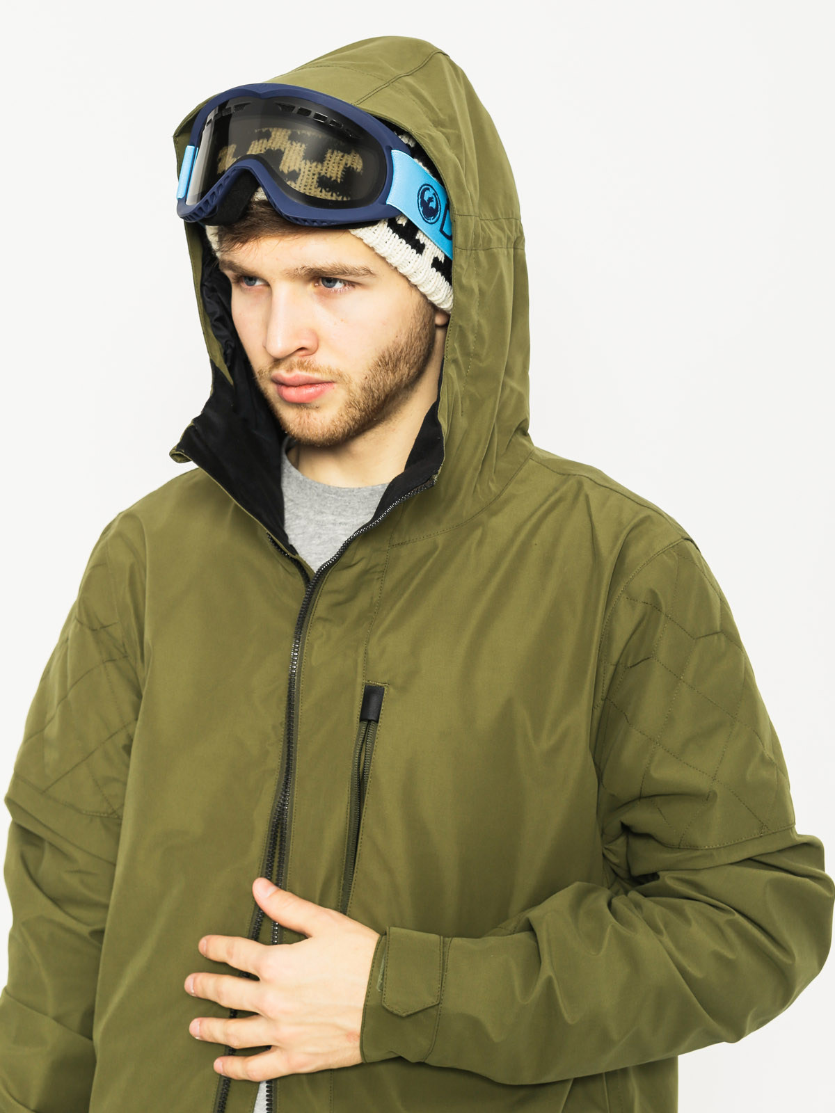 Pánská Snowboardová bunda Volcom Sid (olv)