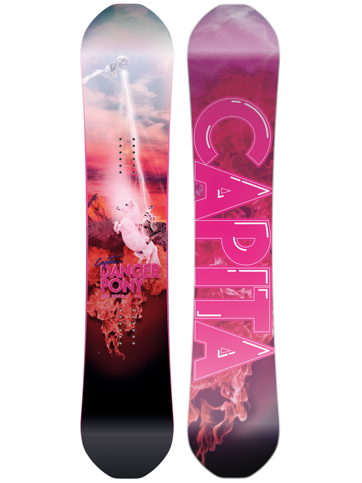 Dámská Snowboard Capita Jess Kimura Pro (pink multi/black pink multi)