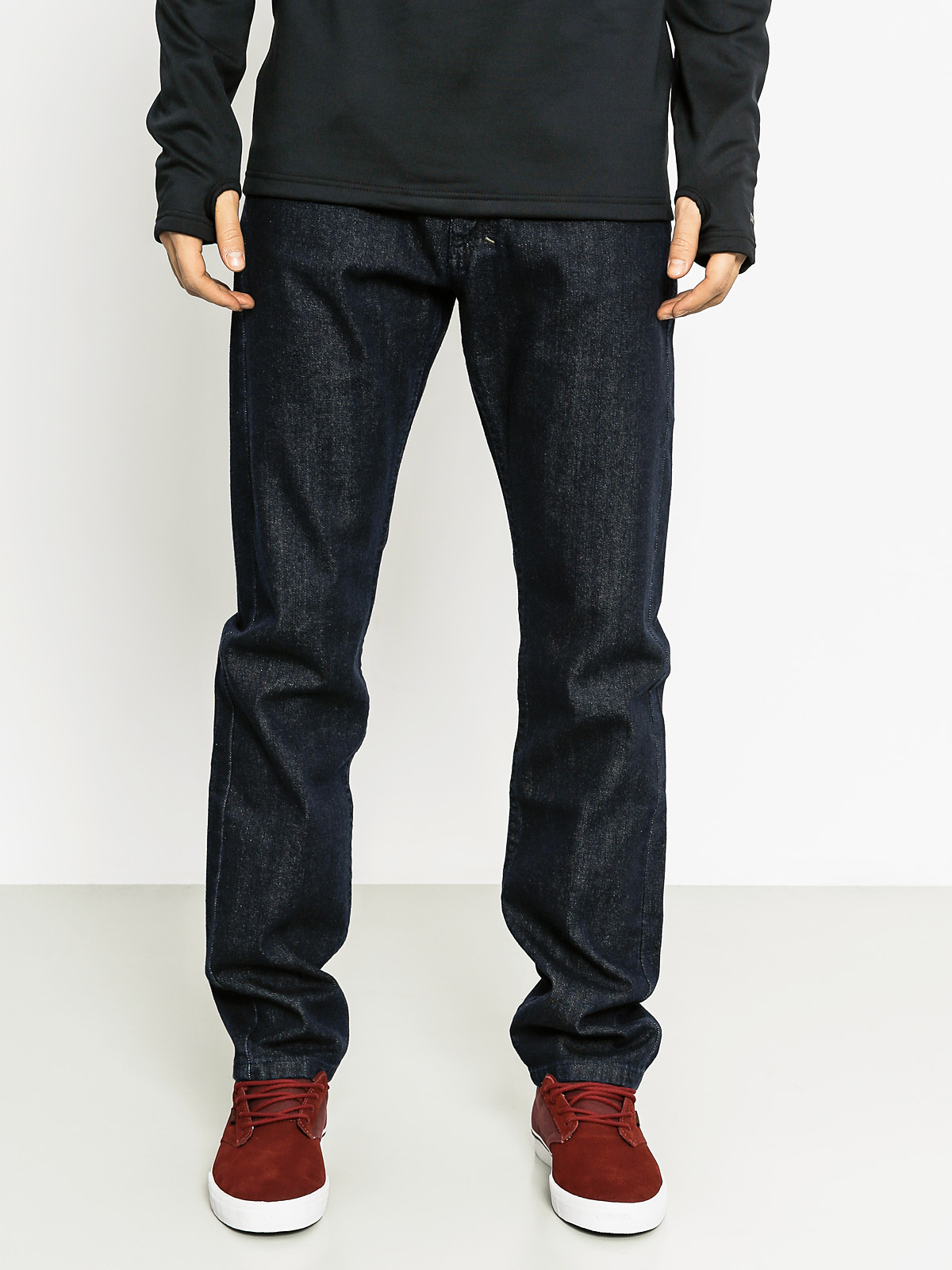 Kalhoty MassDnm Classics Camio Straight Fit (dark rinse)