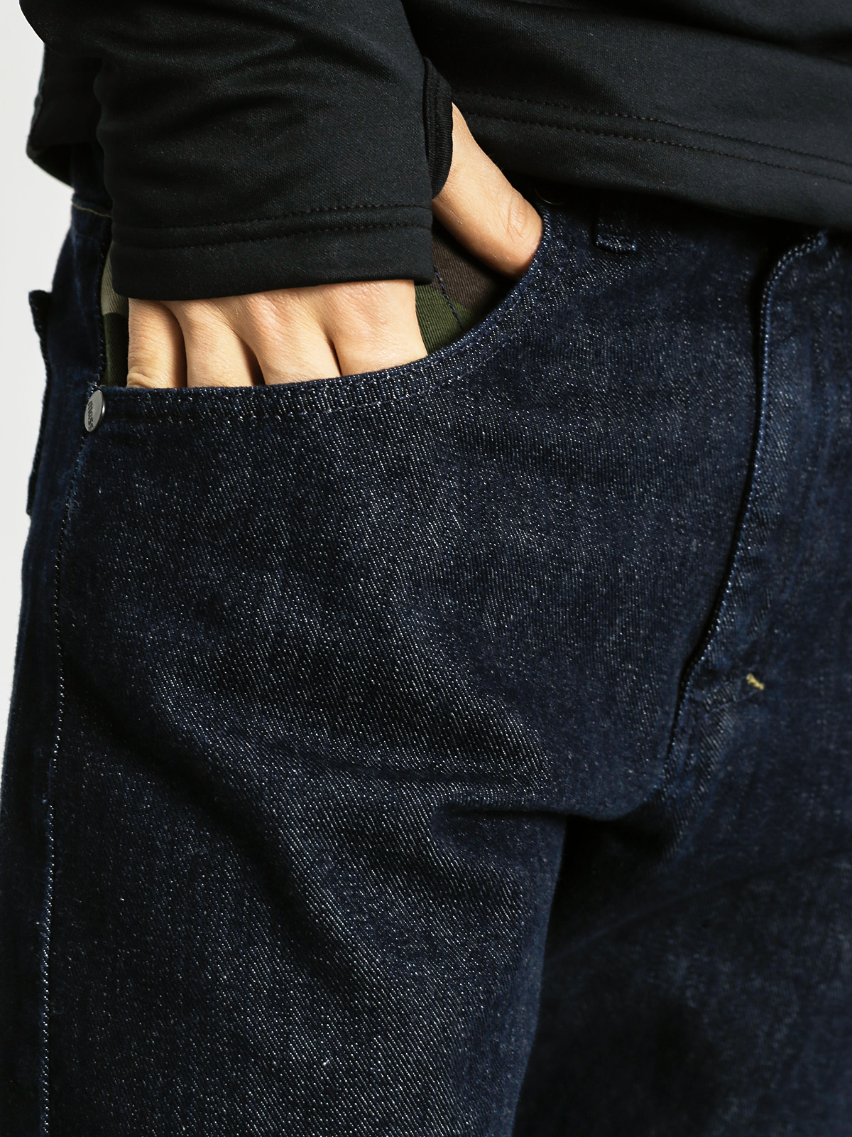 Kalhoty MassDnm Classics Camio Straight Fit (dark rinse)