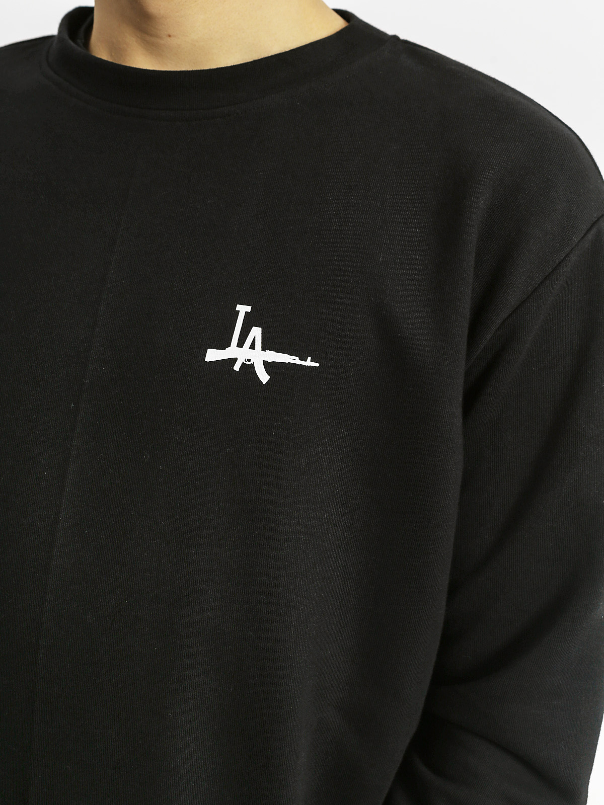 Mikina Urban Flavours Triangle Lange (black)