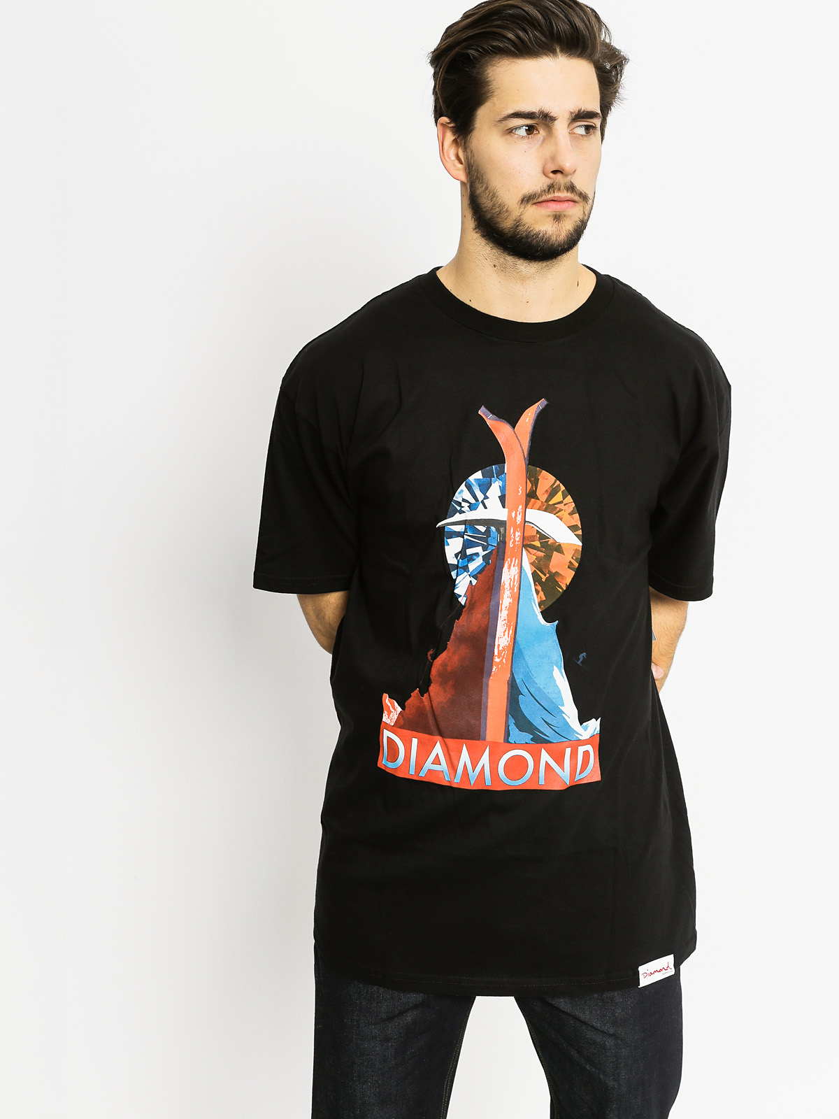 Tričko Diamond Supply Co. Diamond Peak (black)