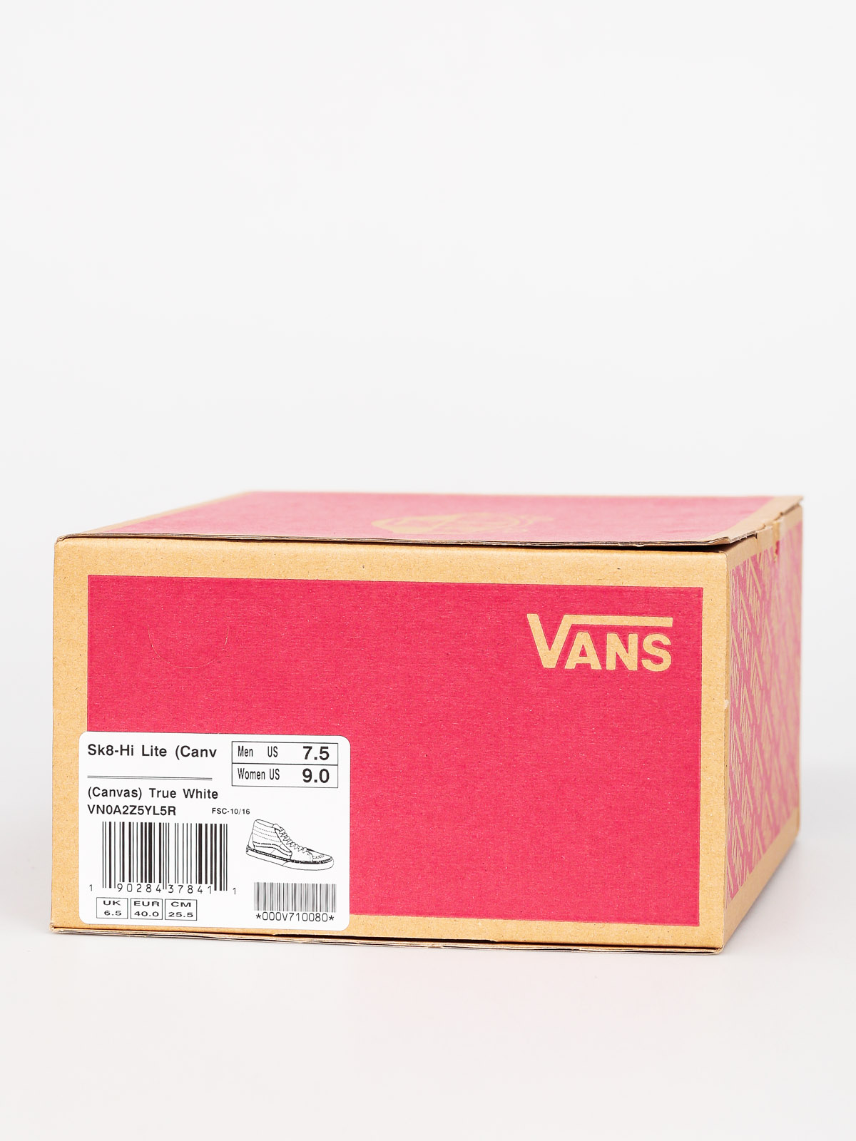 Boty Vans Sk8 Hi Lite (canvas/true white)