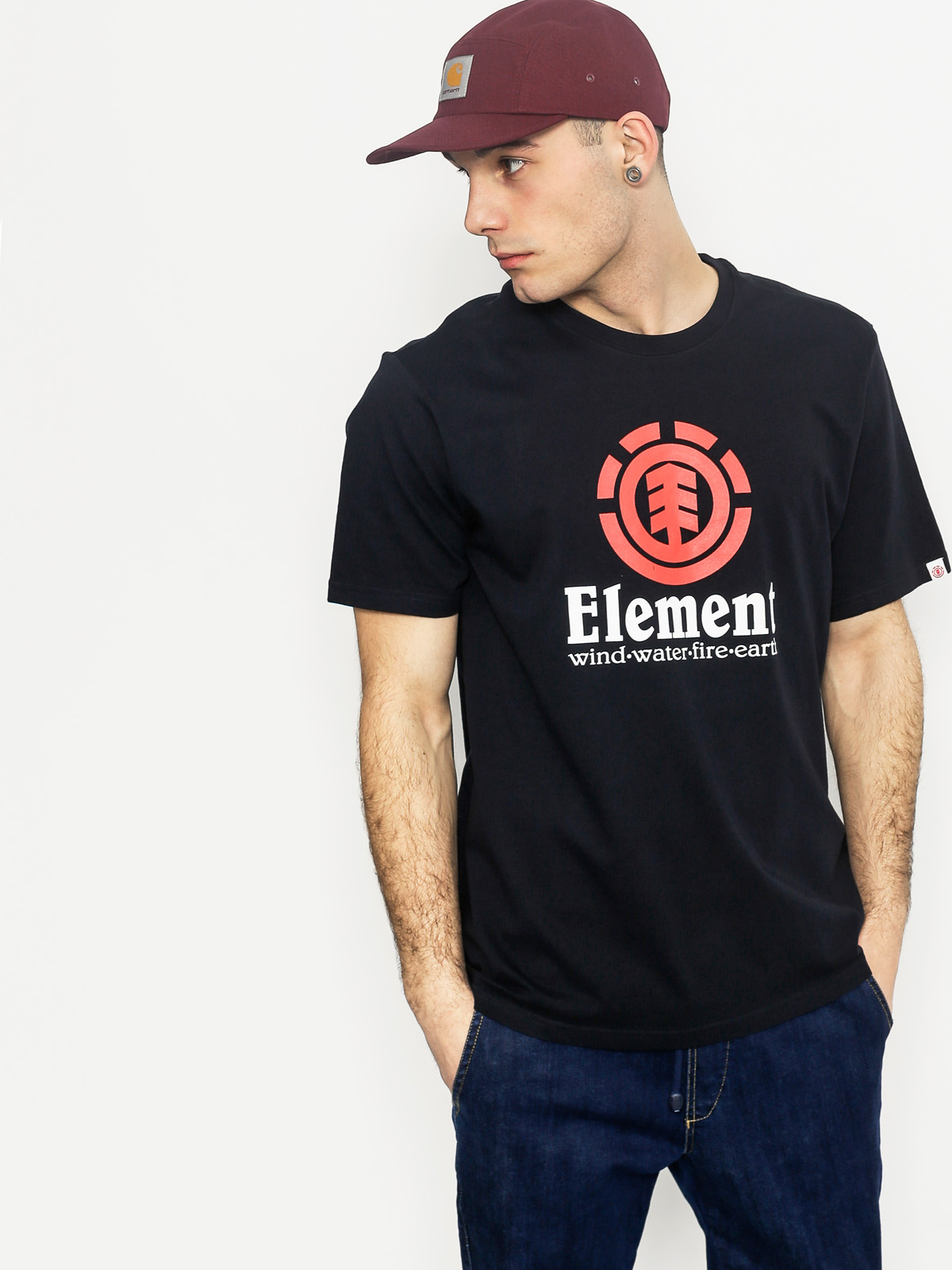 Tričko Element Vertical (flint black)