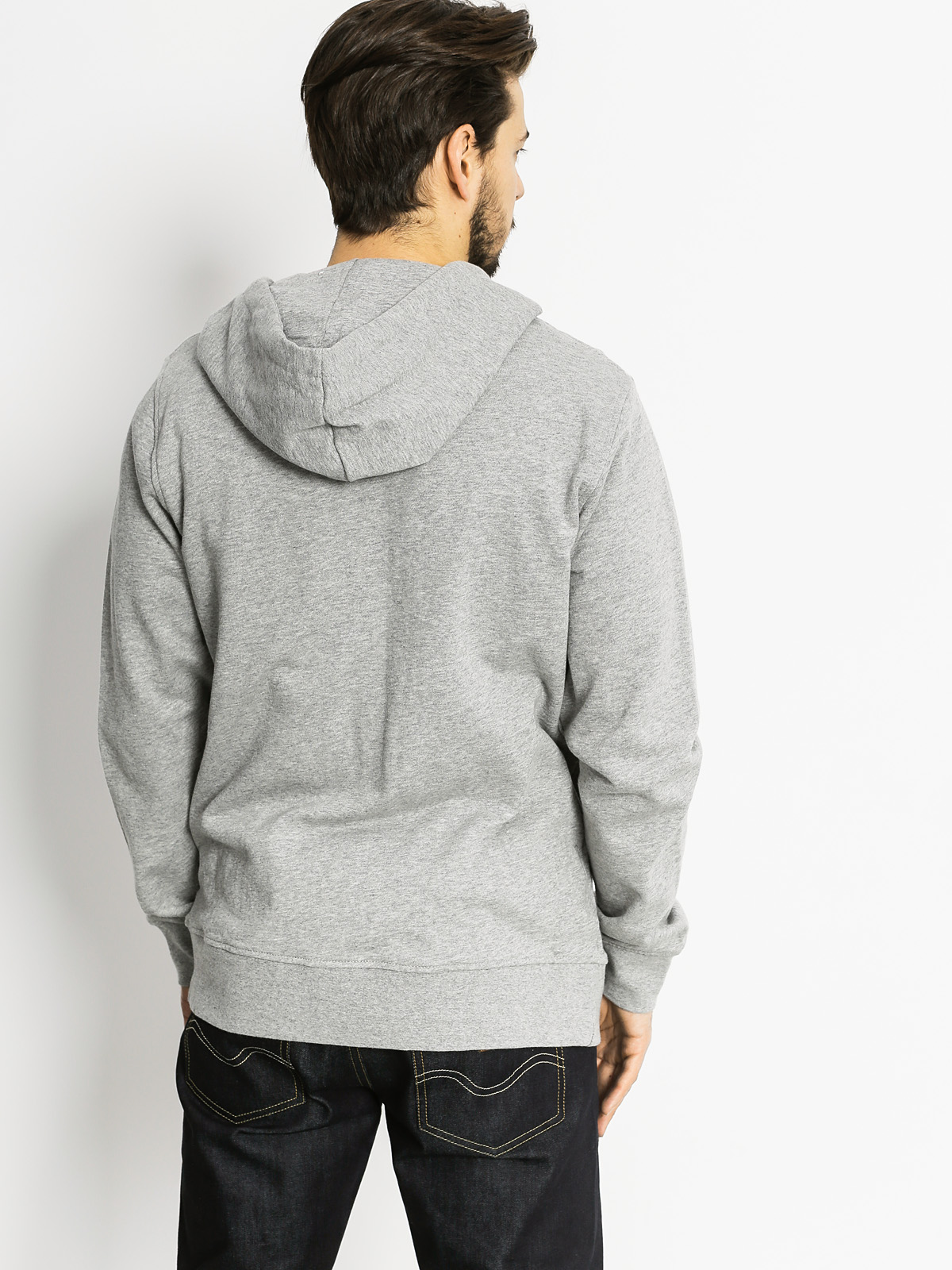 Mikina s kapucí Element Horizontal ZHD (grey heather)
