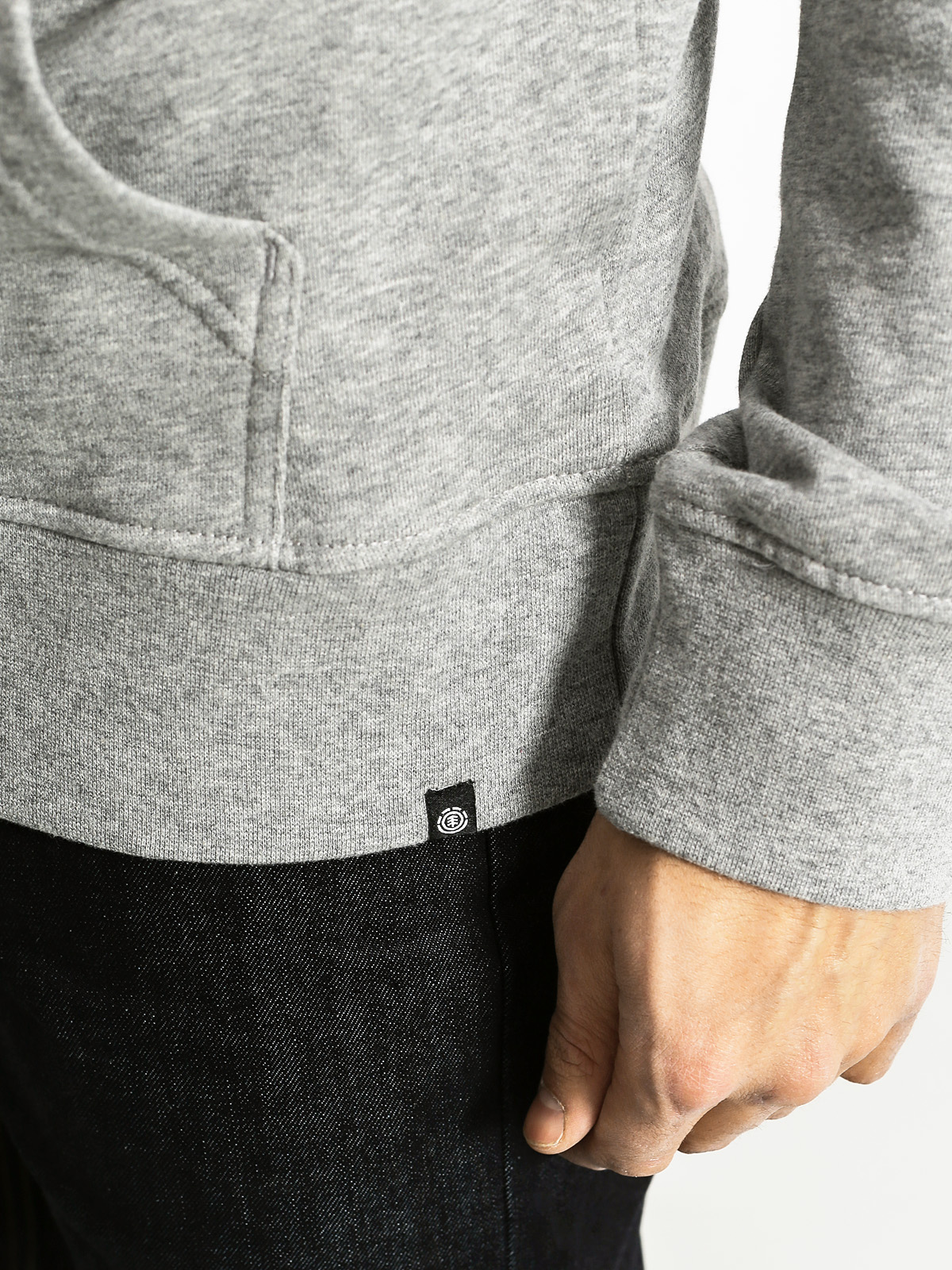 Mikina s kapucí Element Horizontal ZHD (grey heather)