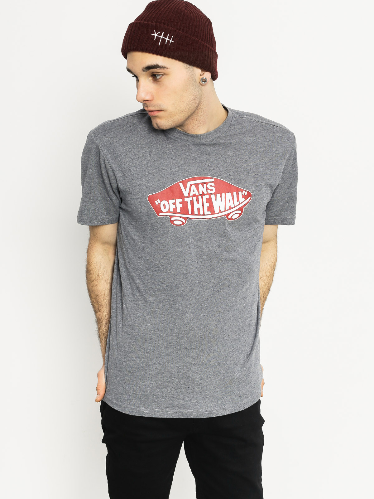 Tričko Vans Otw (heather grey/rhubarb)