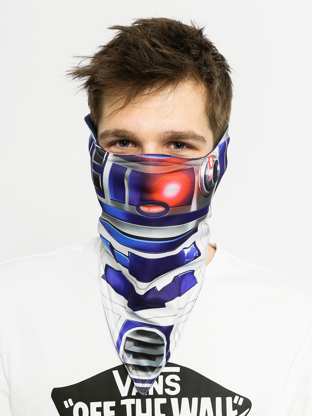 Bandana Airhole R2D2 (white/blue)