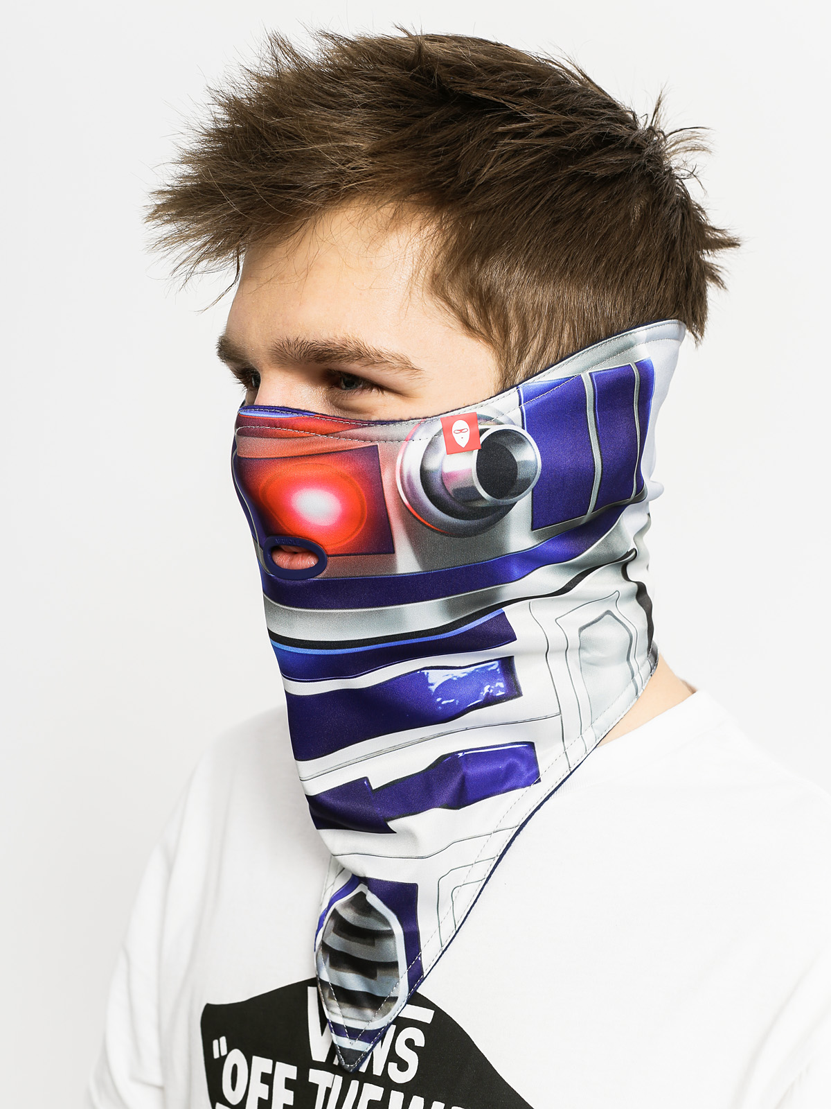 Bandana Airhole R2D2 (white/blue)