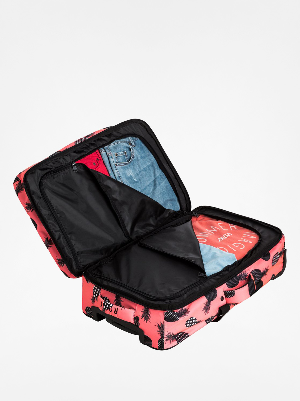 Cestovní taška Roxy In The Clouds Wmn (hot coral 85l)