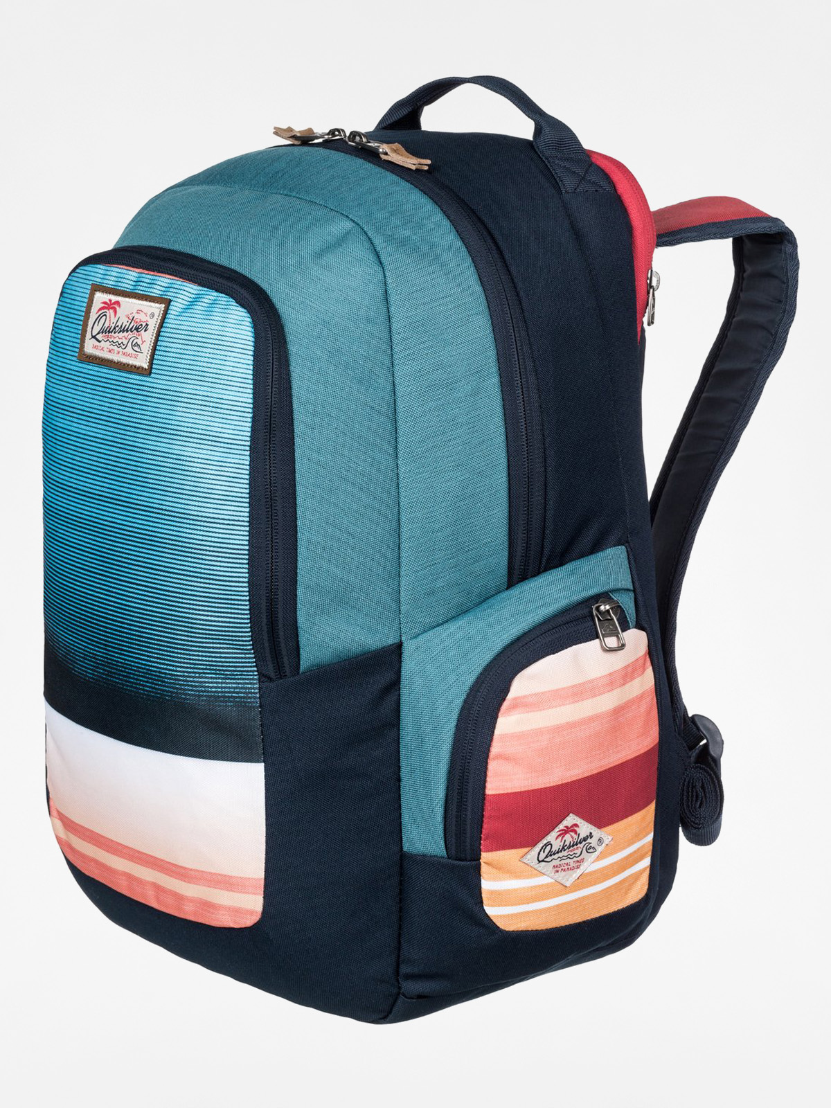 Batoh Quiksilver Schoolie (navy/blue/orange)