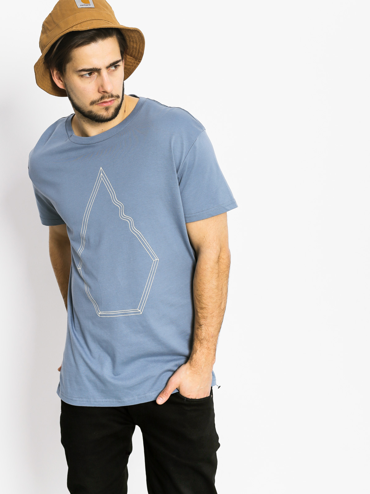 Tričko Volcom Drew Bsc (ash)