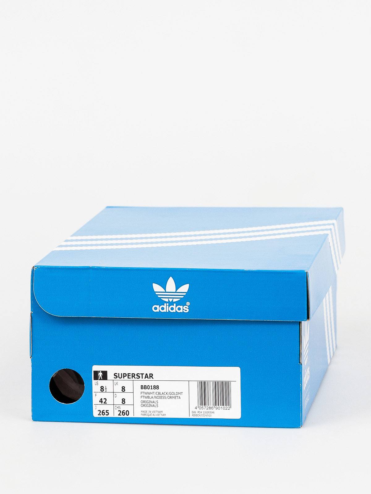 Boty adidas Superstar (ftwwht/cblack/goldmt)