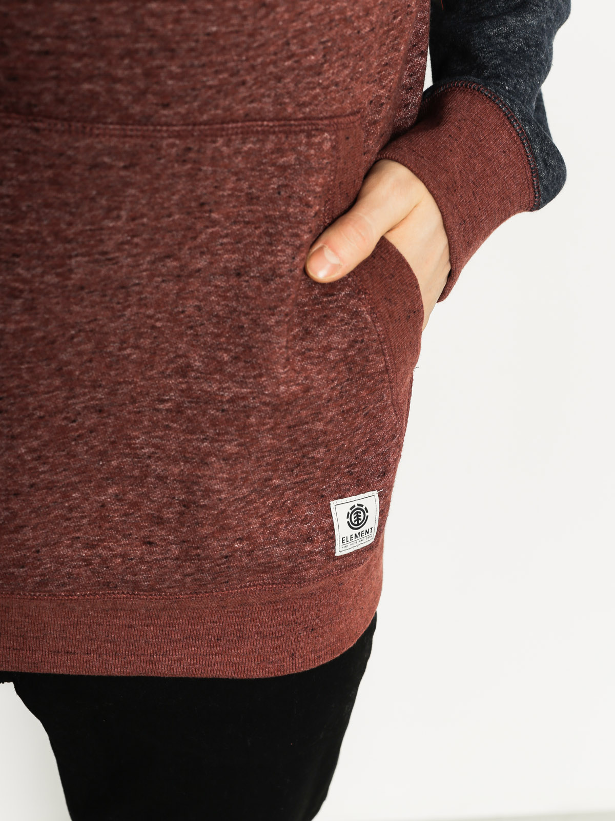 Mikina Element Meridian (oxblood red)