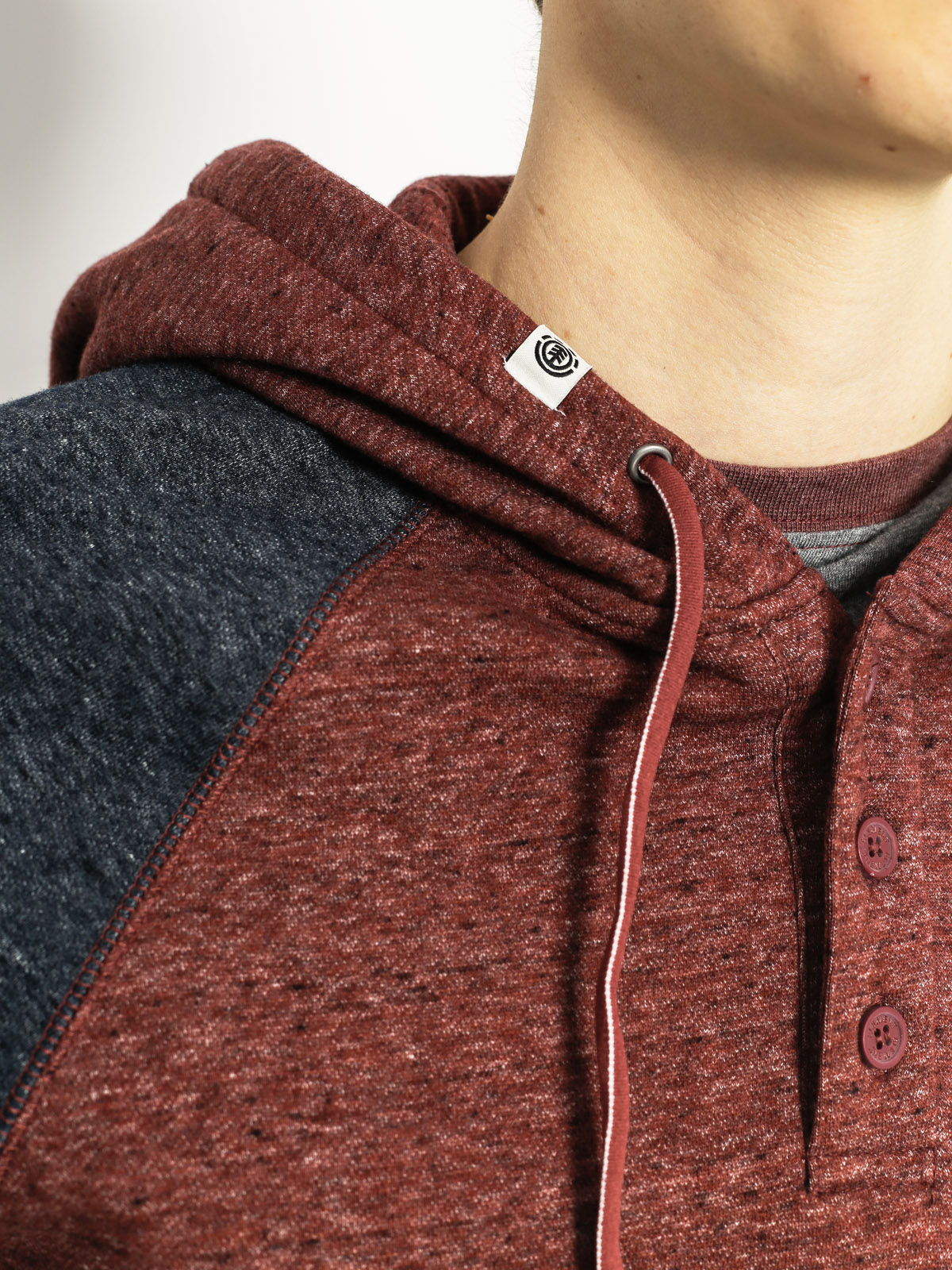 Mikina Element Meridian (oxblood red)