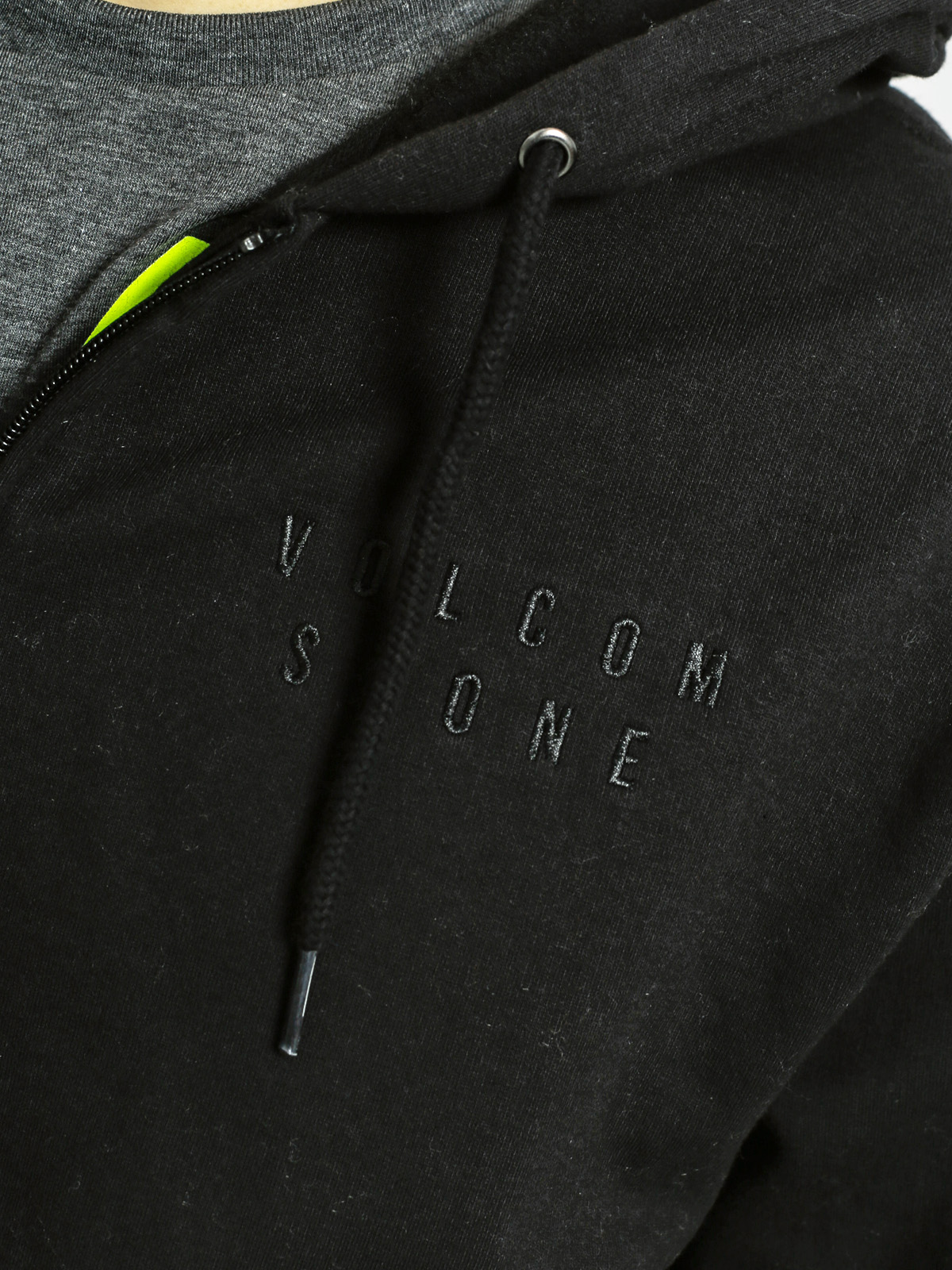 Mikina s kapucí Volcom Darwin Zip (blk)