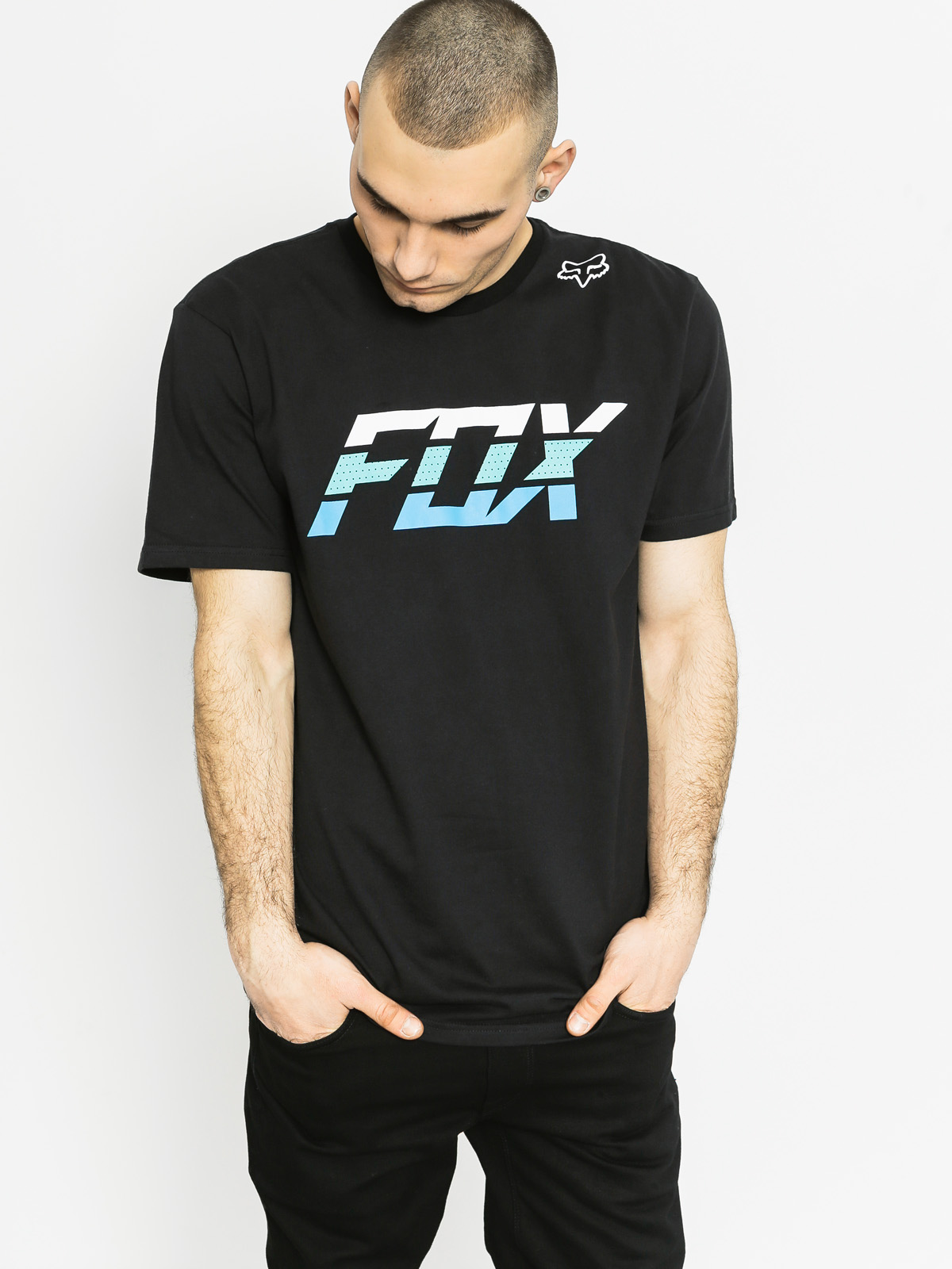 Tričko Fox Seca Splice (black)
