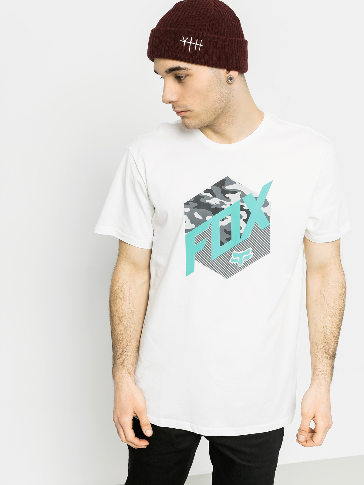 Tričko Fox Kasted (optic white)