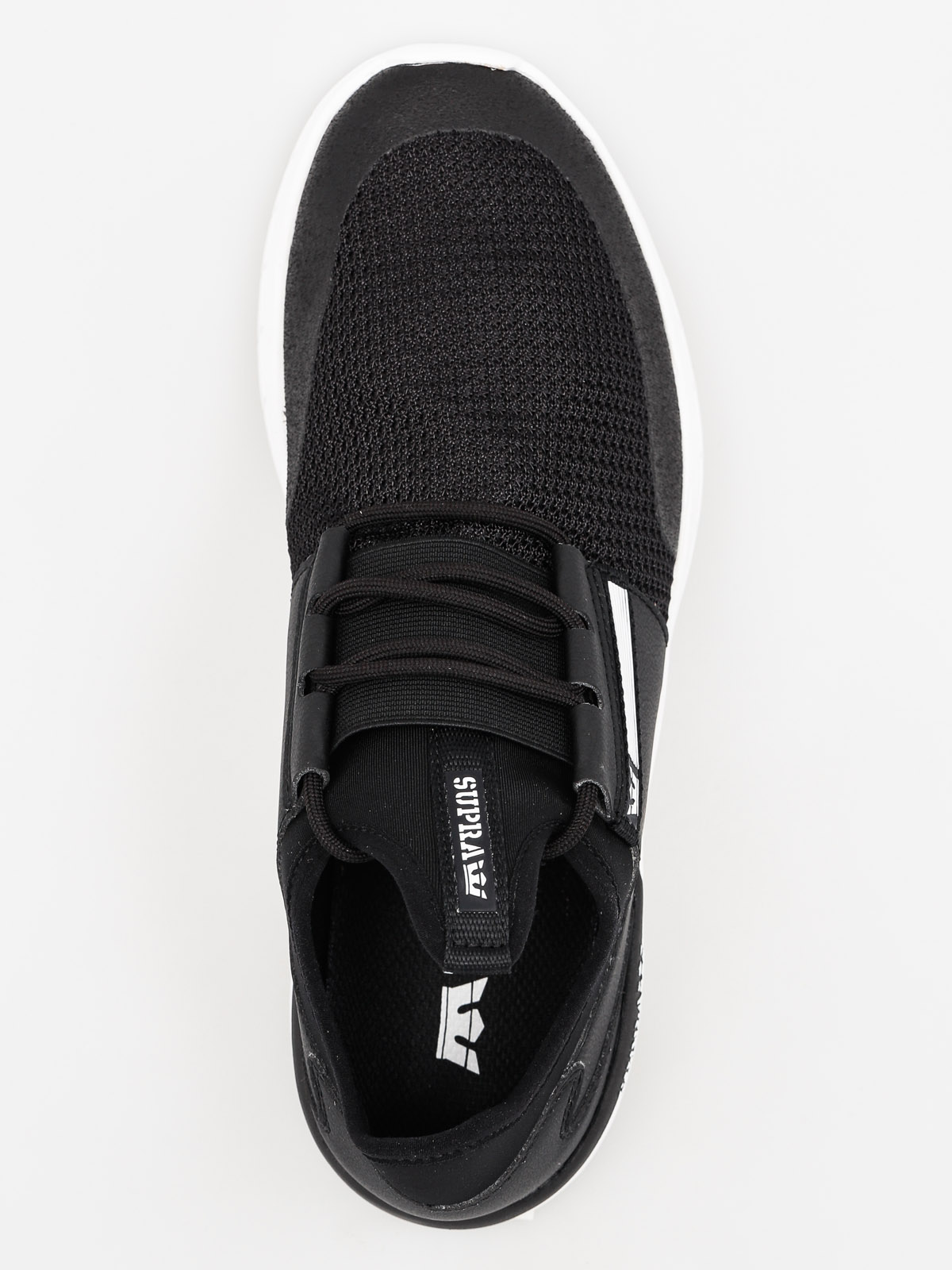 Boty Supra Flow Run (black/black white)