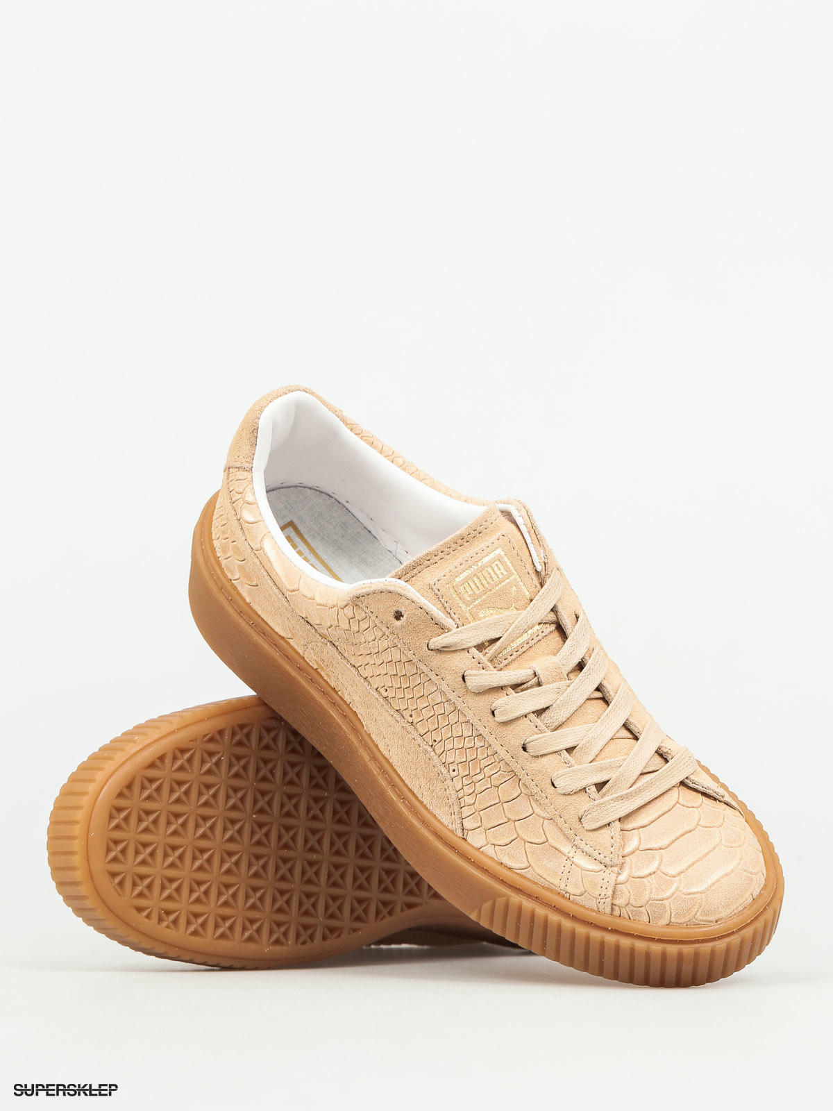 Puma platform sale exotic skin trainer