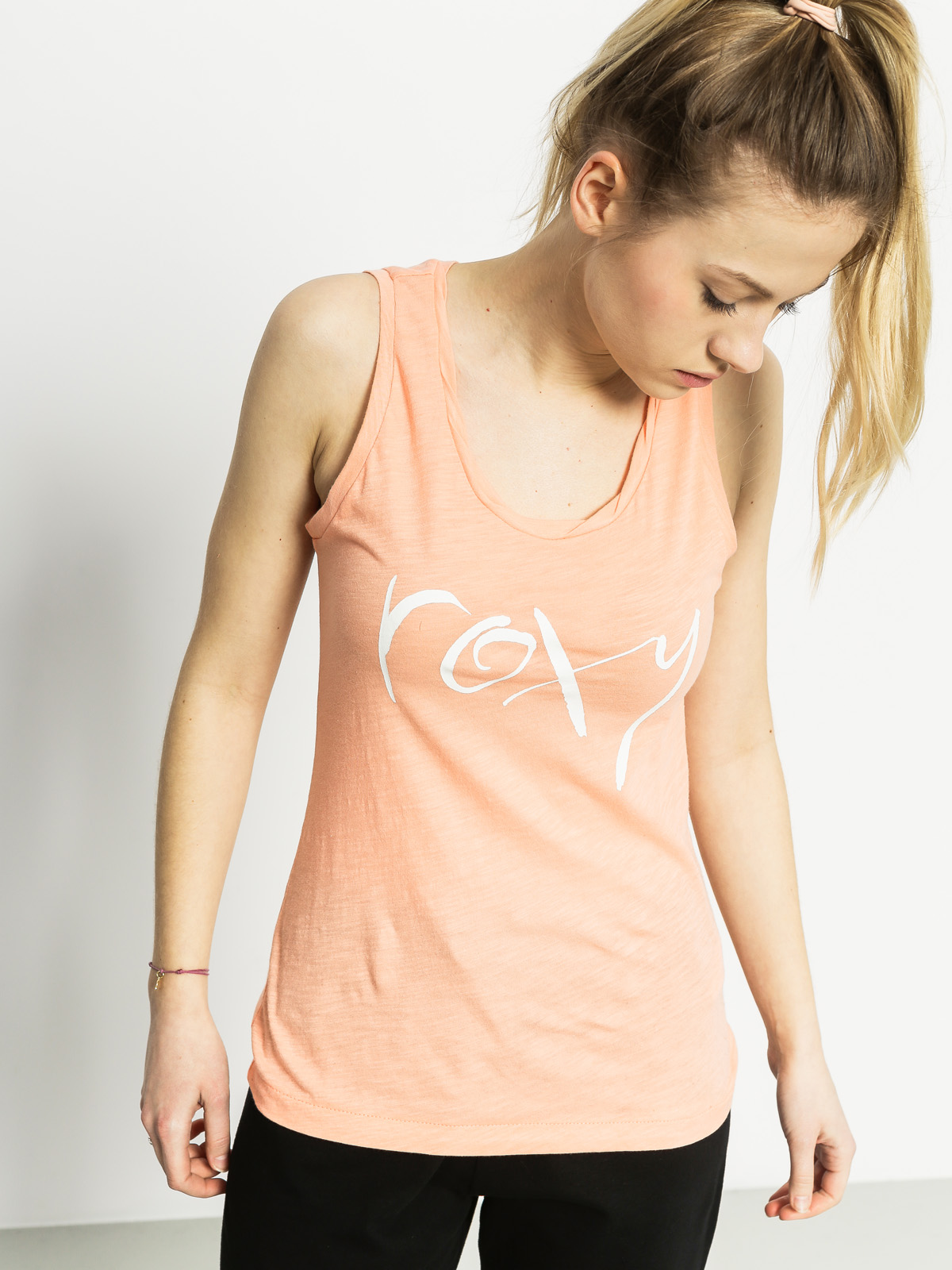 Tričko Roxy Billy Twist Straight Up Tank Wmn (peach)