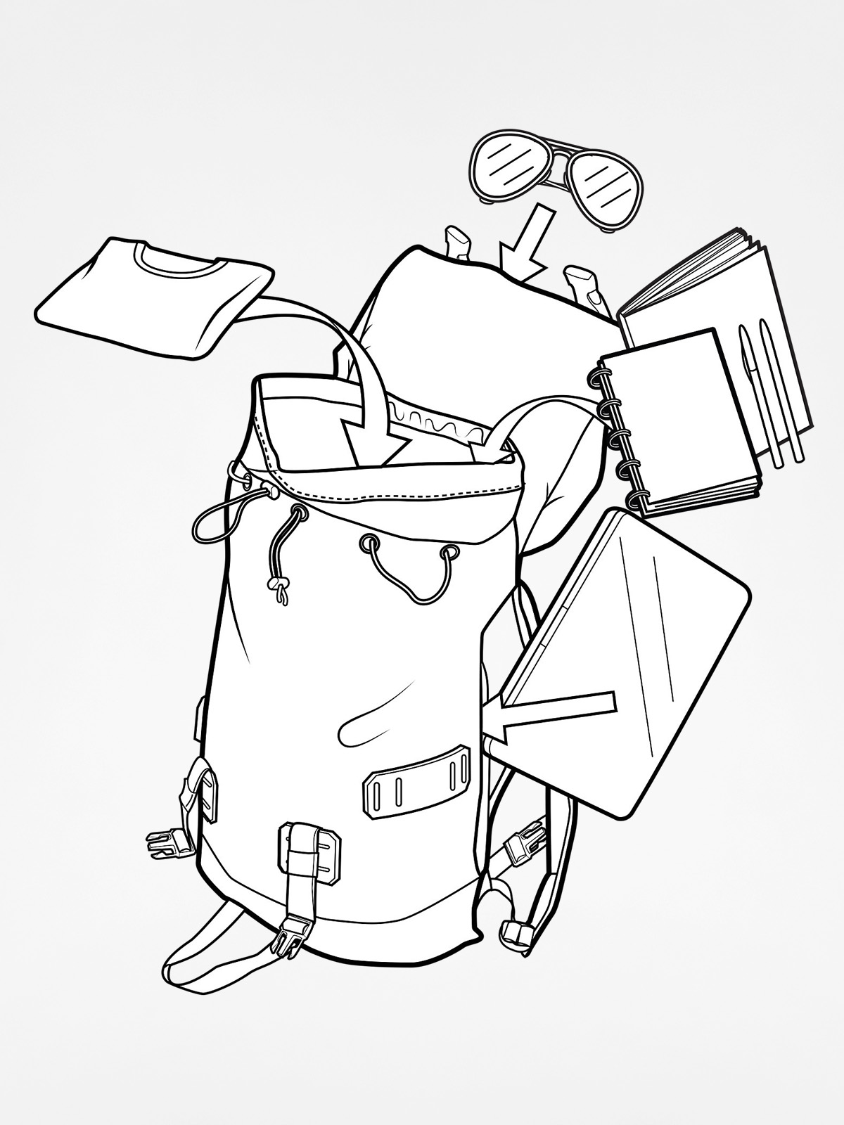 Batoh Burton Tinder Pack (slate slub)