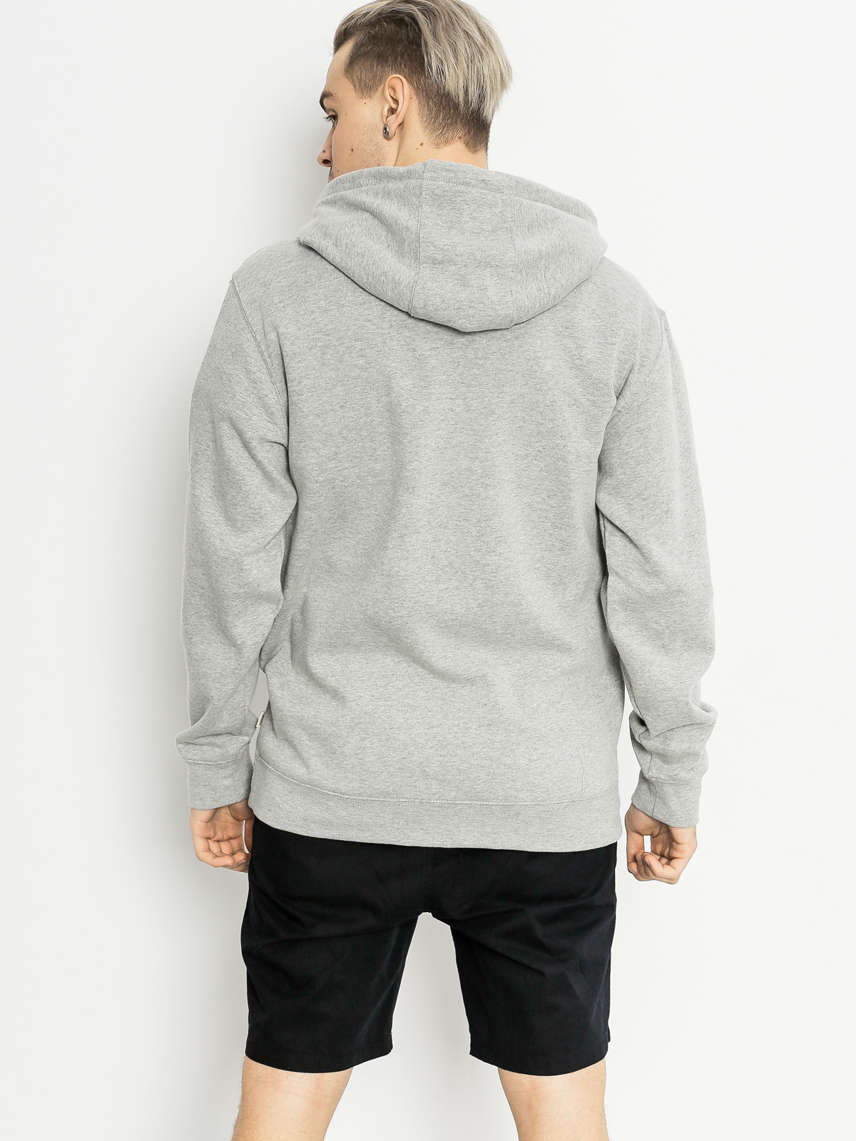 Mikina s kapucí Vans Core Basic ZHD (cement heather)