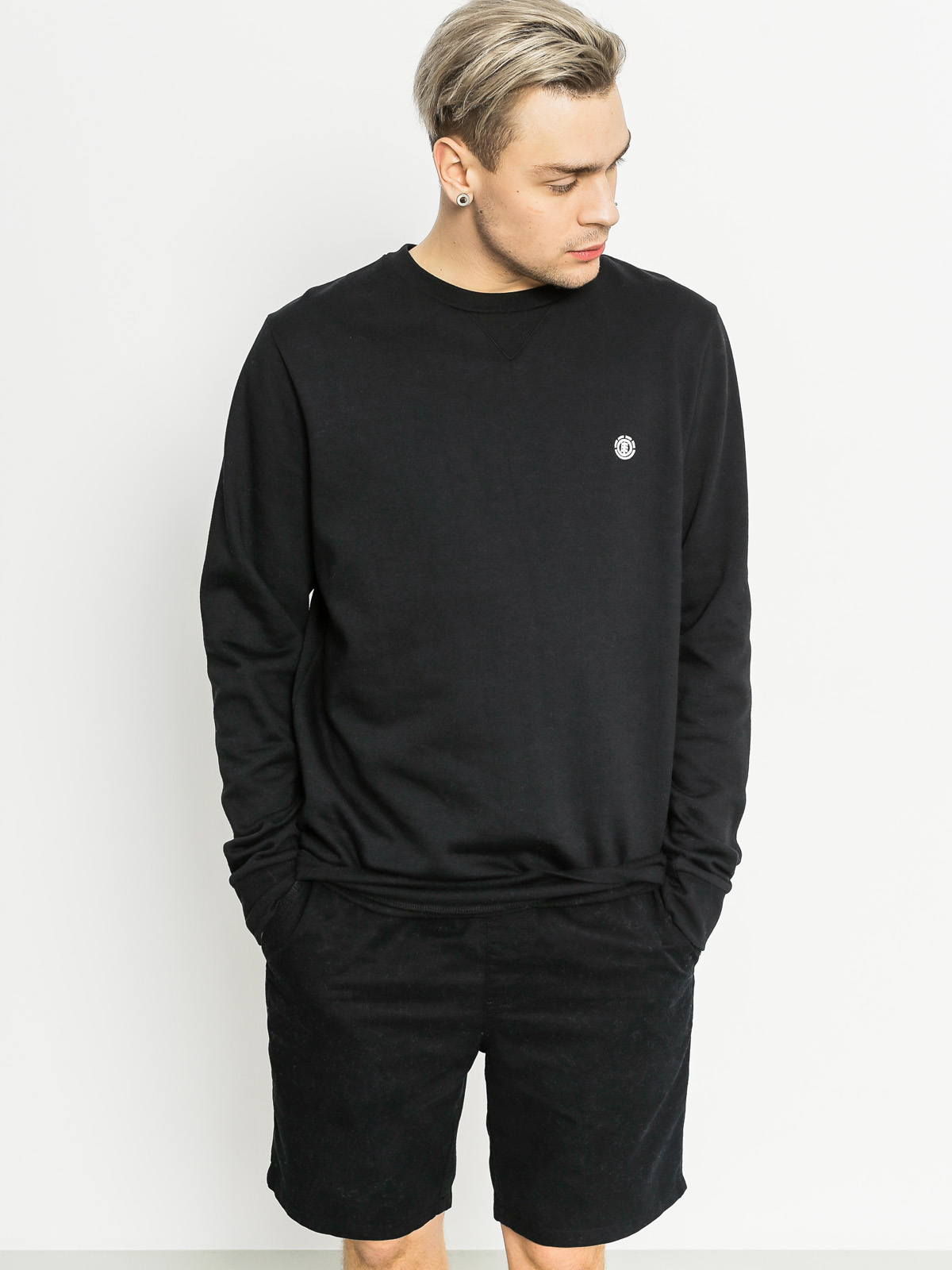 Mikina Element Cornell Cr (flint black)