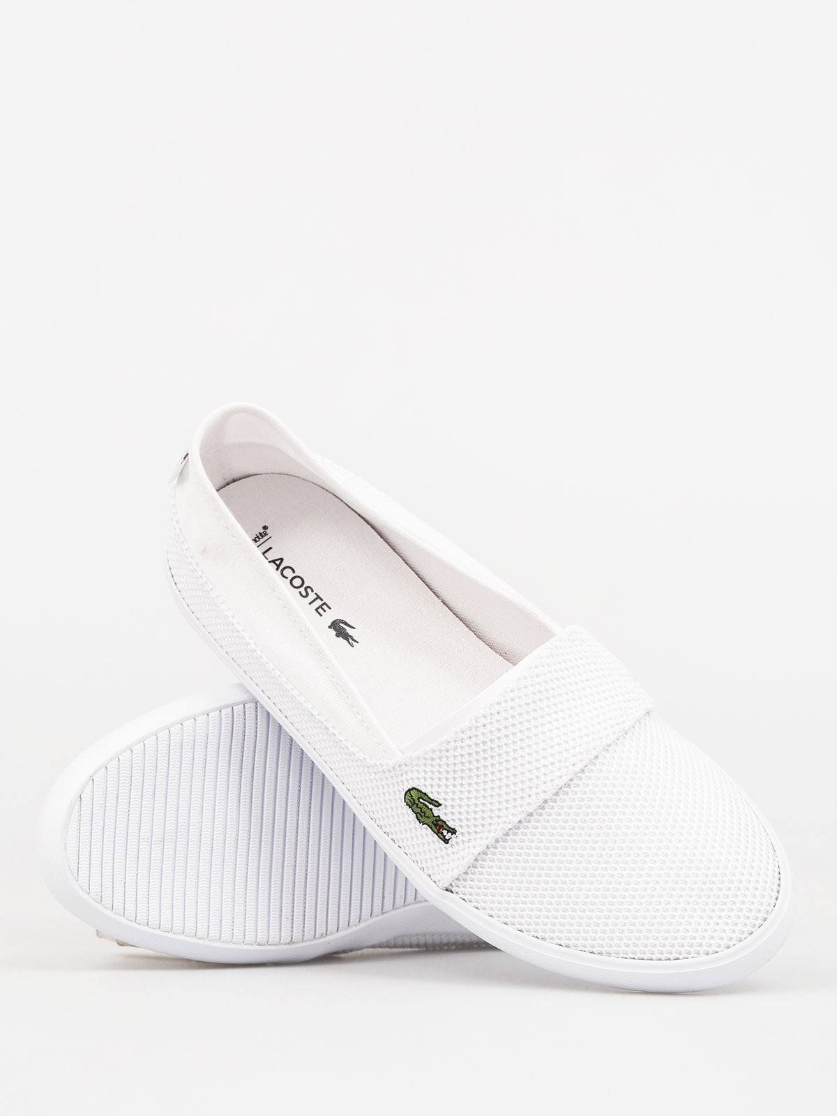 Boty Lacoste Marice 117 1 Caw Wmn (white textile/canvas)