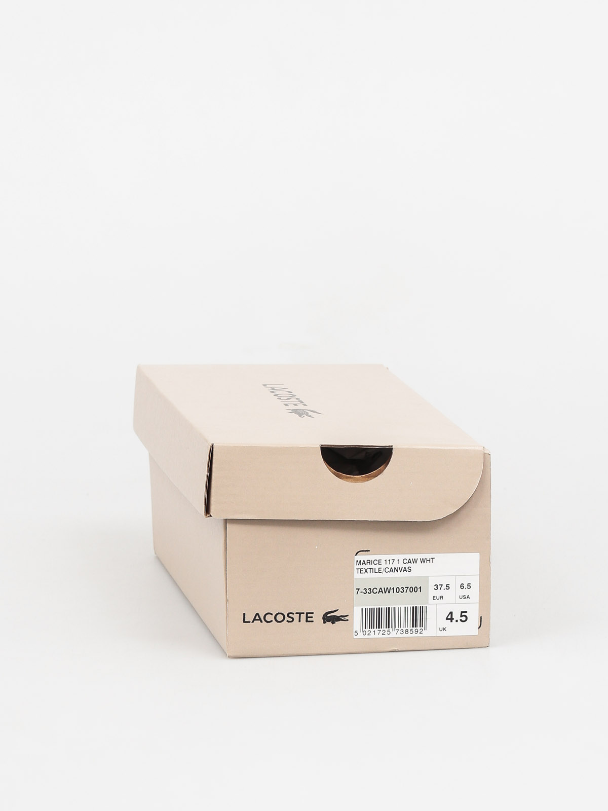 Boty Lacoste Marice 117 1 Caw Wmn (white textile/canvas)