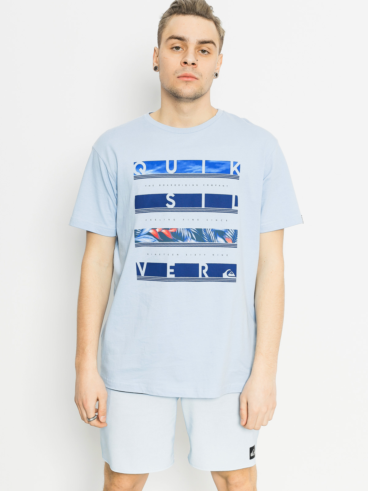 Tričko Quiksilver Read Between (light blue)