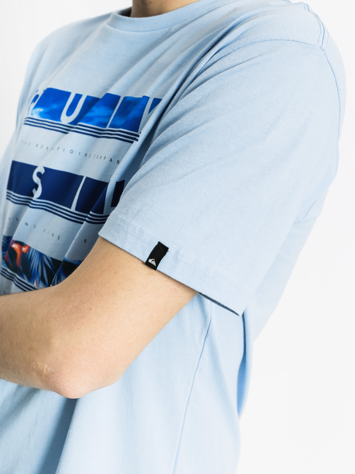 Tričko Quiksilver Read Between (light blue)