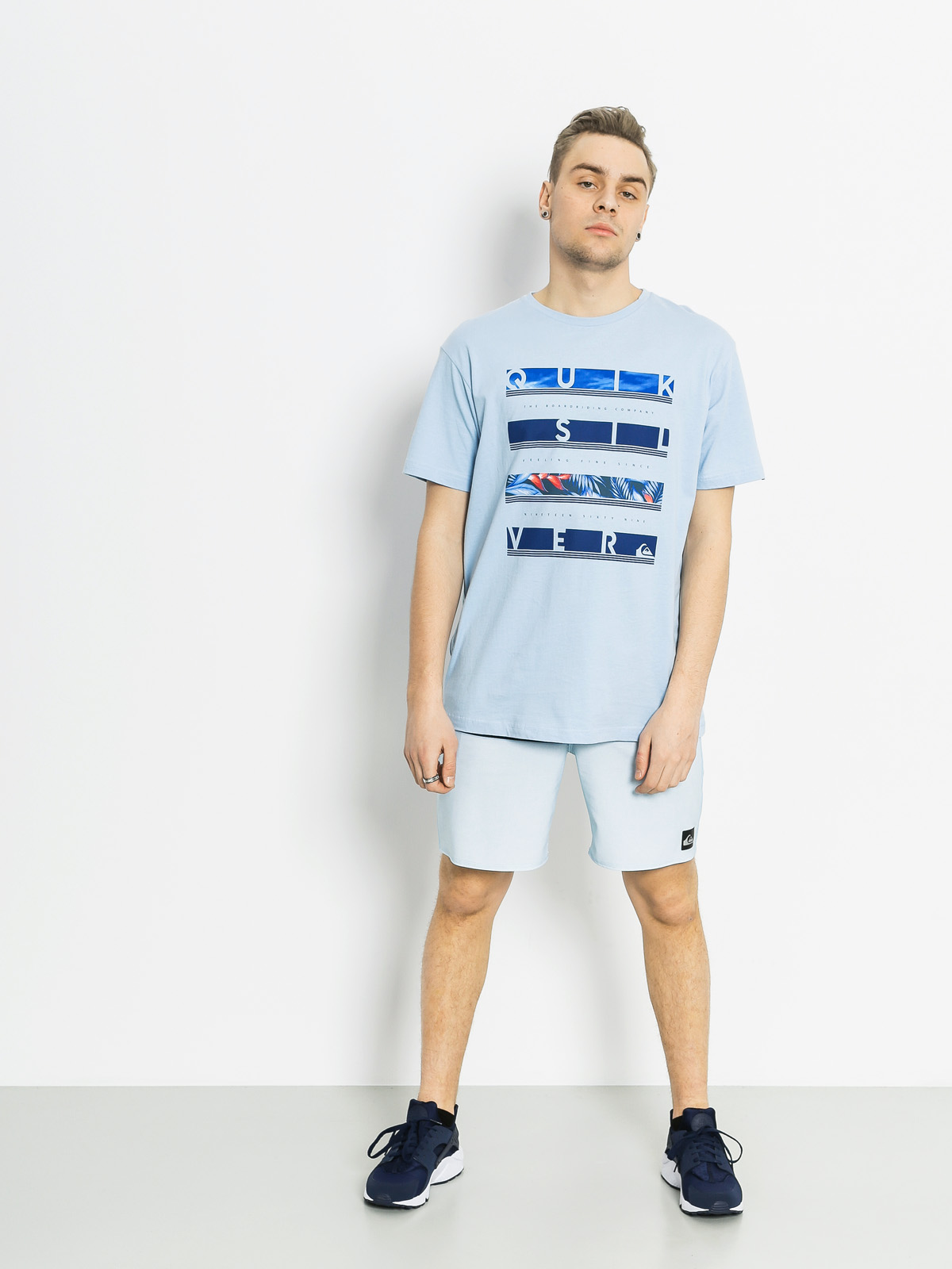 Tričko Quiksilver Read Between (light blue)