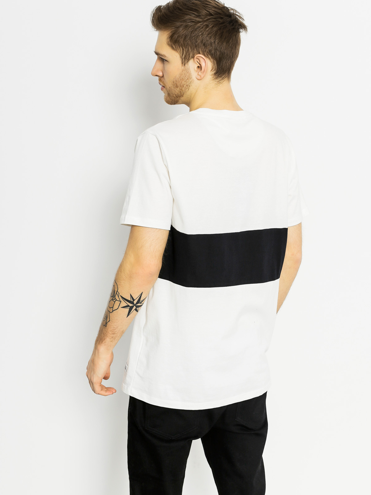 Tričko Hype Infill Panel (white/black)