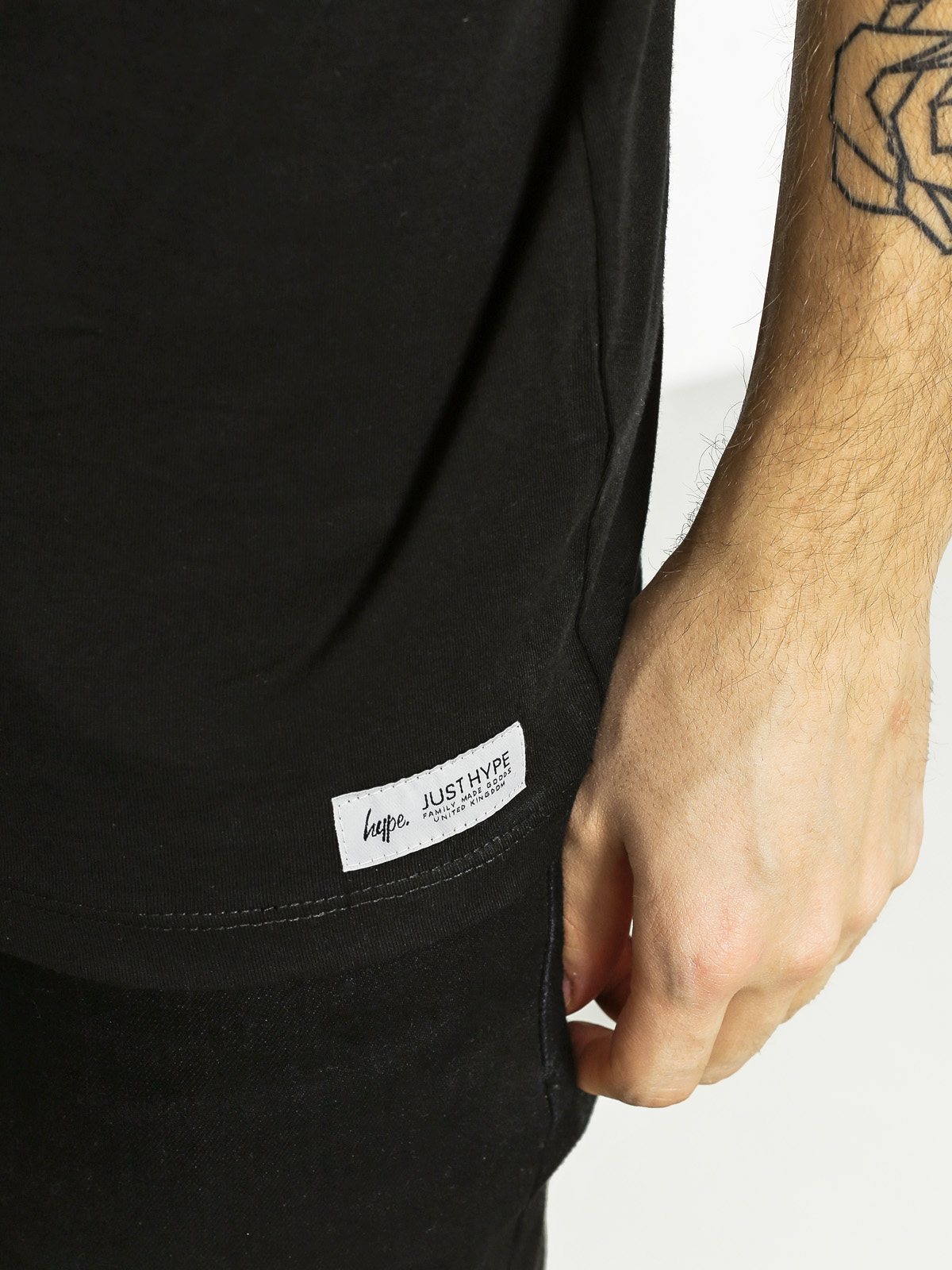 Tričko Hype Drip Script (black)