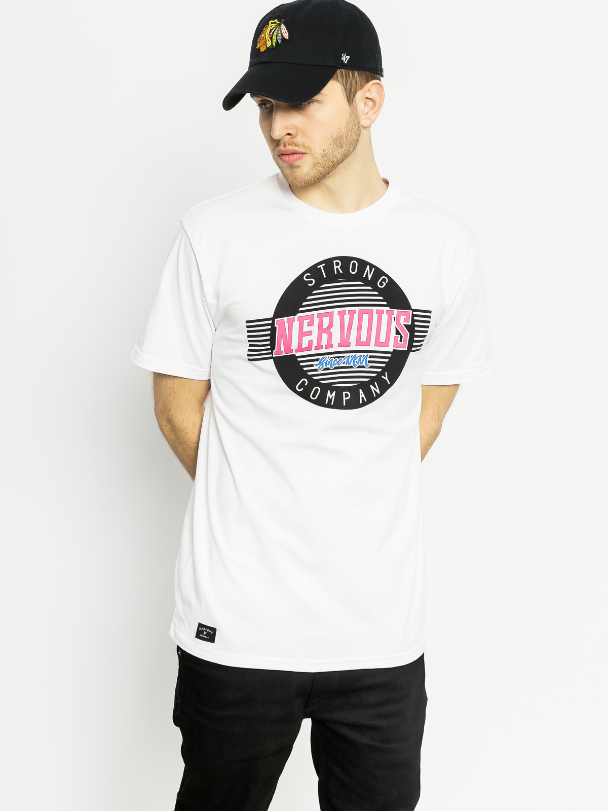 Tričko Nervous Club (white)