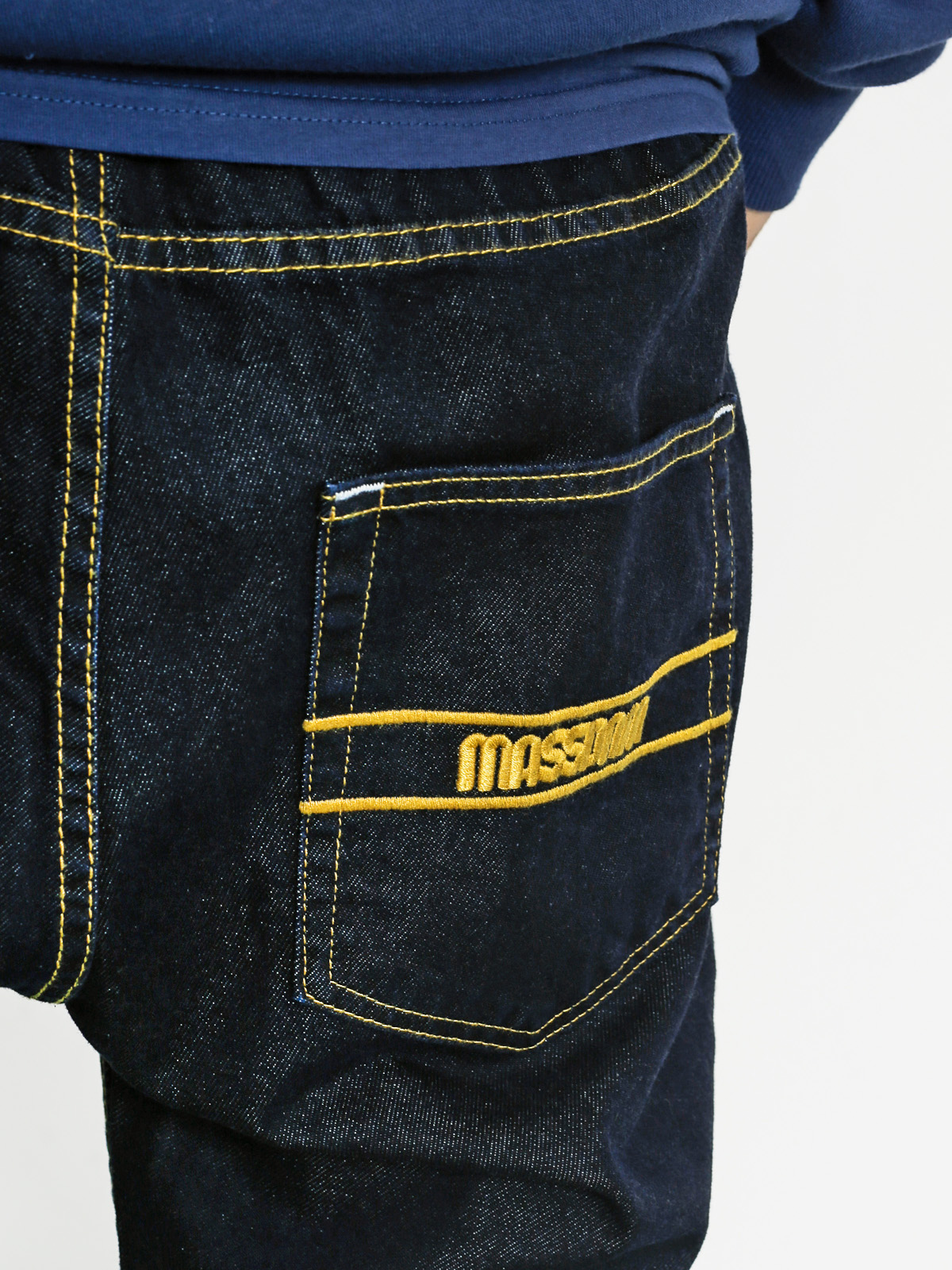 Kalhoty MassDnm Drop Jogger Loose Fit (dark navy)