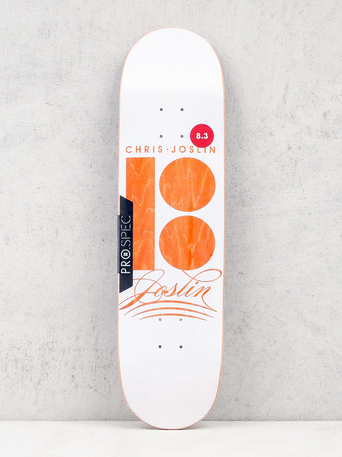 Deska Plan B Chris Joslin Signature (white/orange)