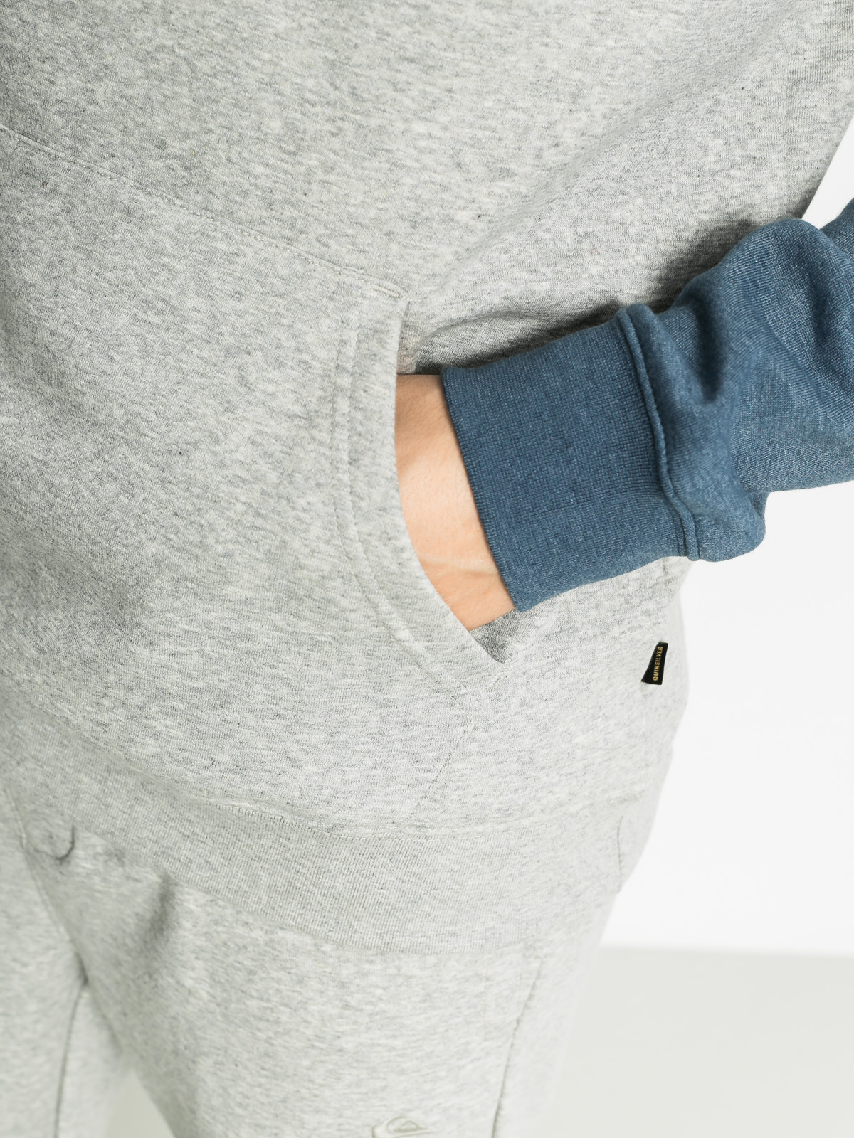 Mikina s kapucí Quiksilver Everyday HD (grey/navy)