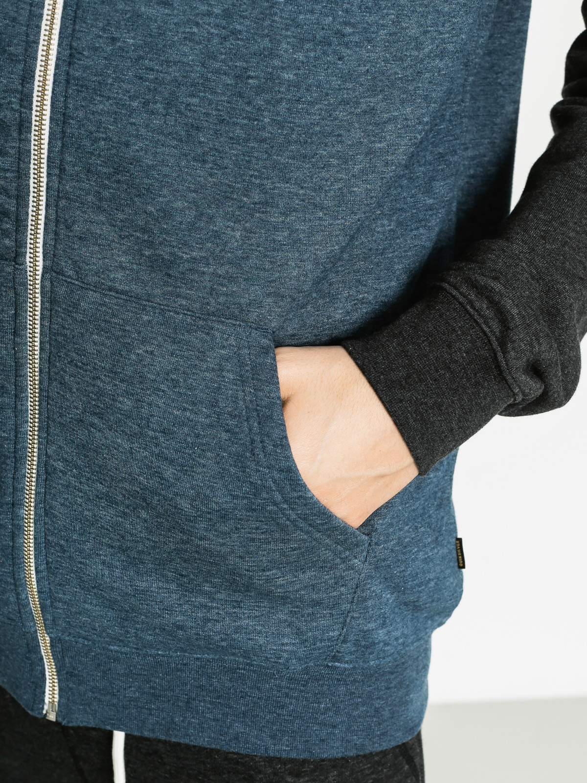 Mikina s kapucí Quiksilver Everyday ZHD (charcoal/navy)